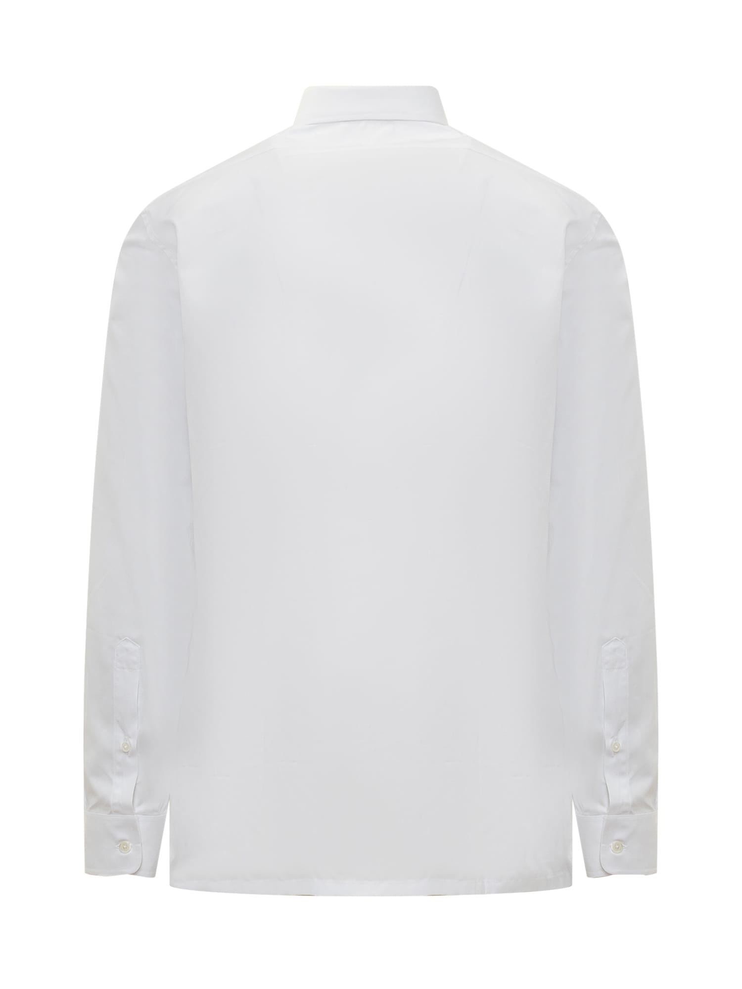 Shop Givenchy Shirt With 4g Logo In White