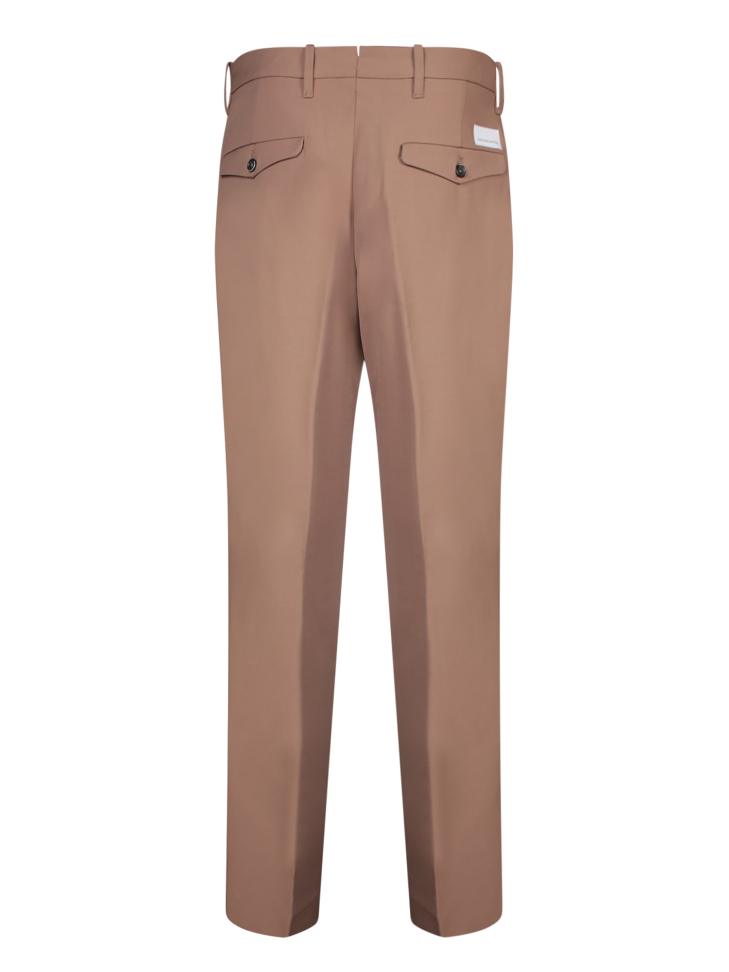 Shop Nine In The Morning Telana Brown Tailored Trousers By