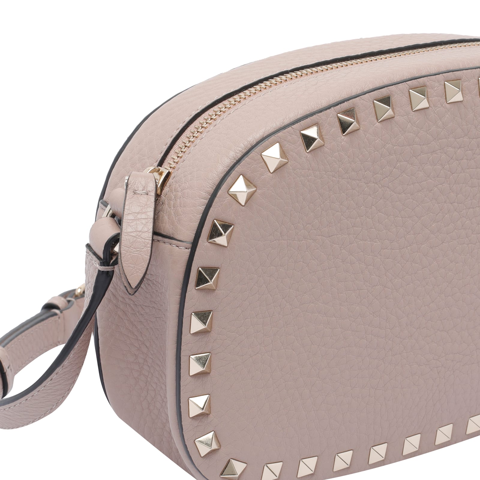 Valentino Rockstud Mini Shoulder Bag In Pink