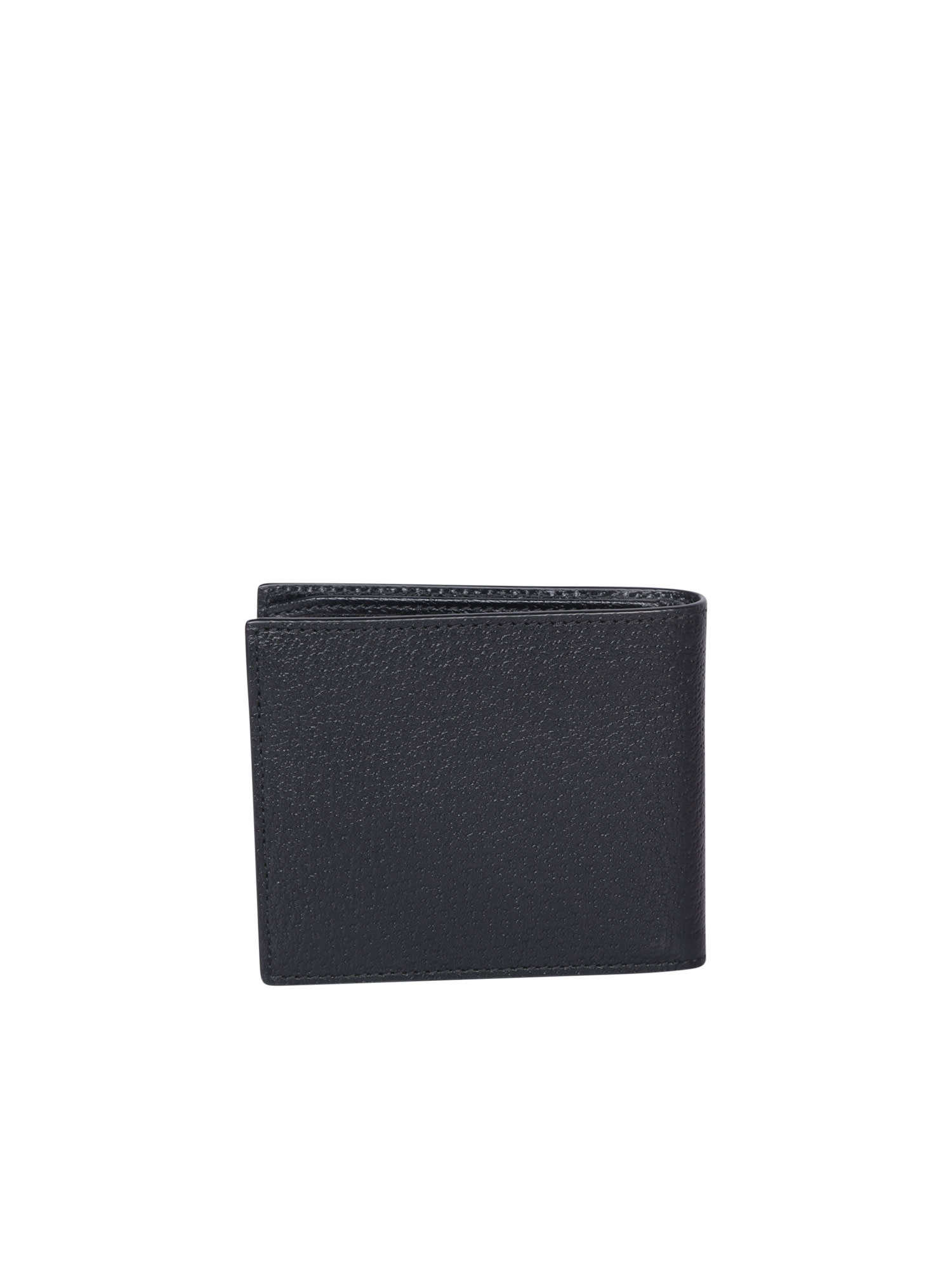 Gucci Marmont Bi-fold Black Wallet In Black
