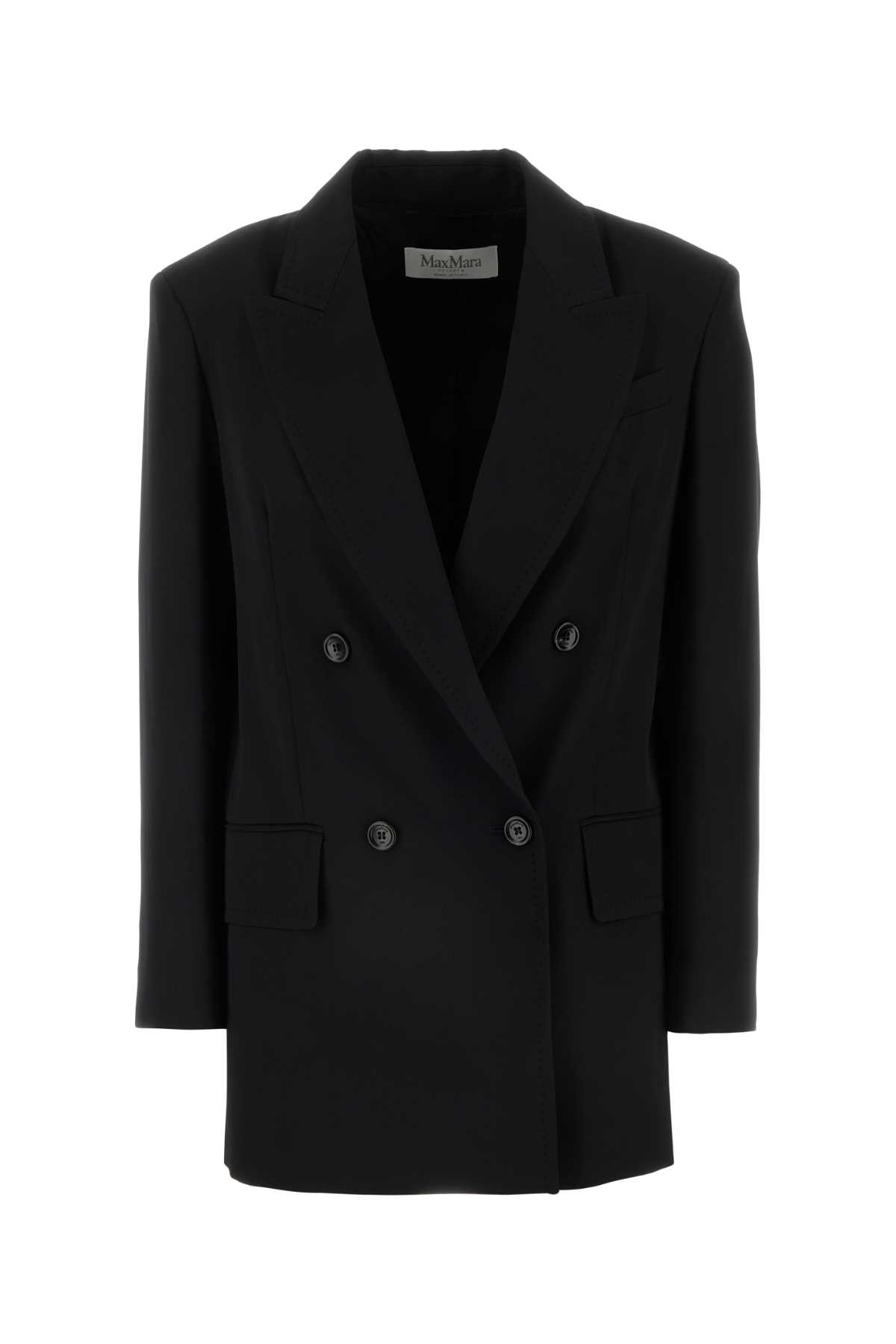 Black Wool Amaca Blazer