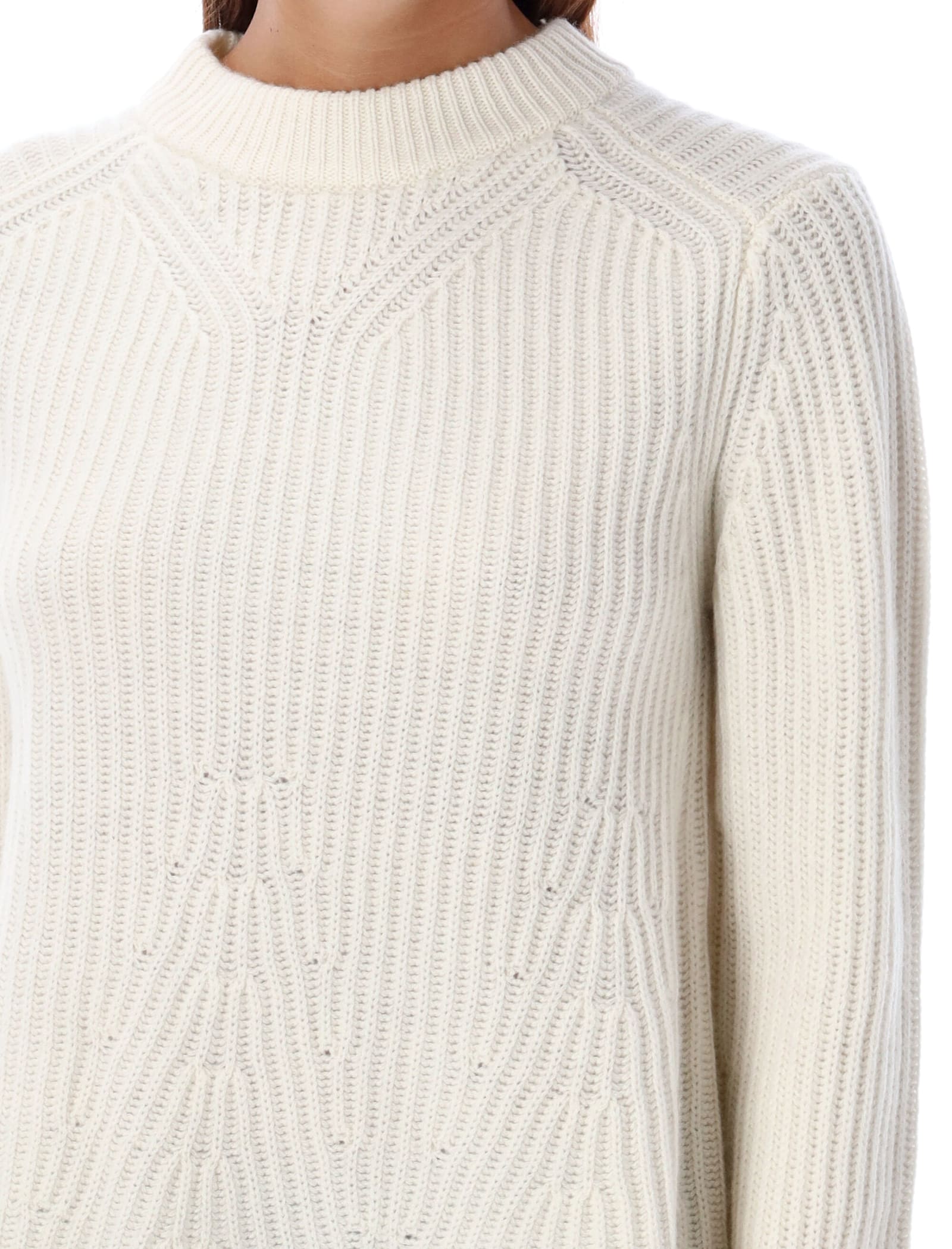 Shop Loulou Studio Cosmo Cashmere Sweater In Ivory