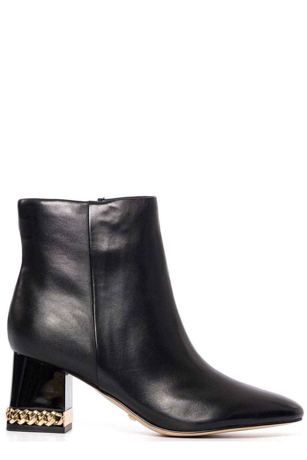 Shop Guess Zip-up Ankle Boots In Black