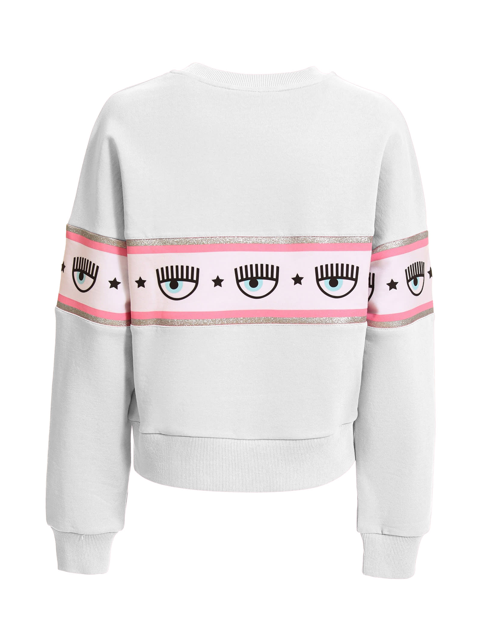 Shop Chiara Ferragni Hoodie In White