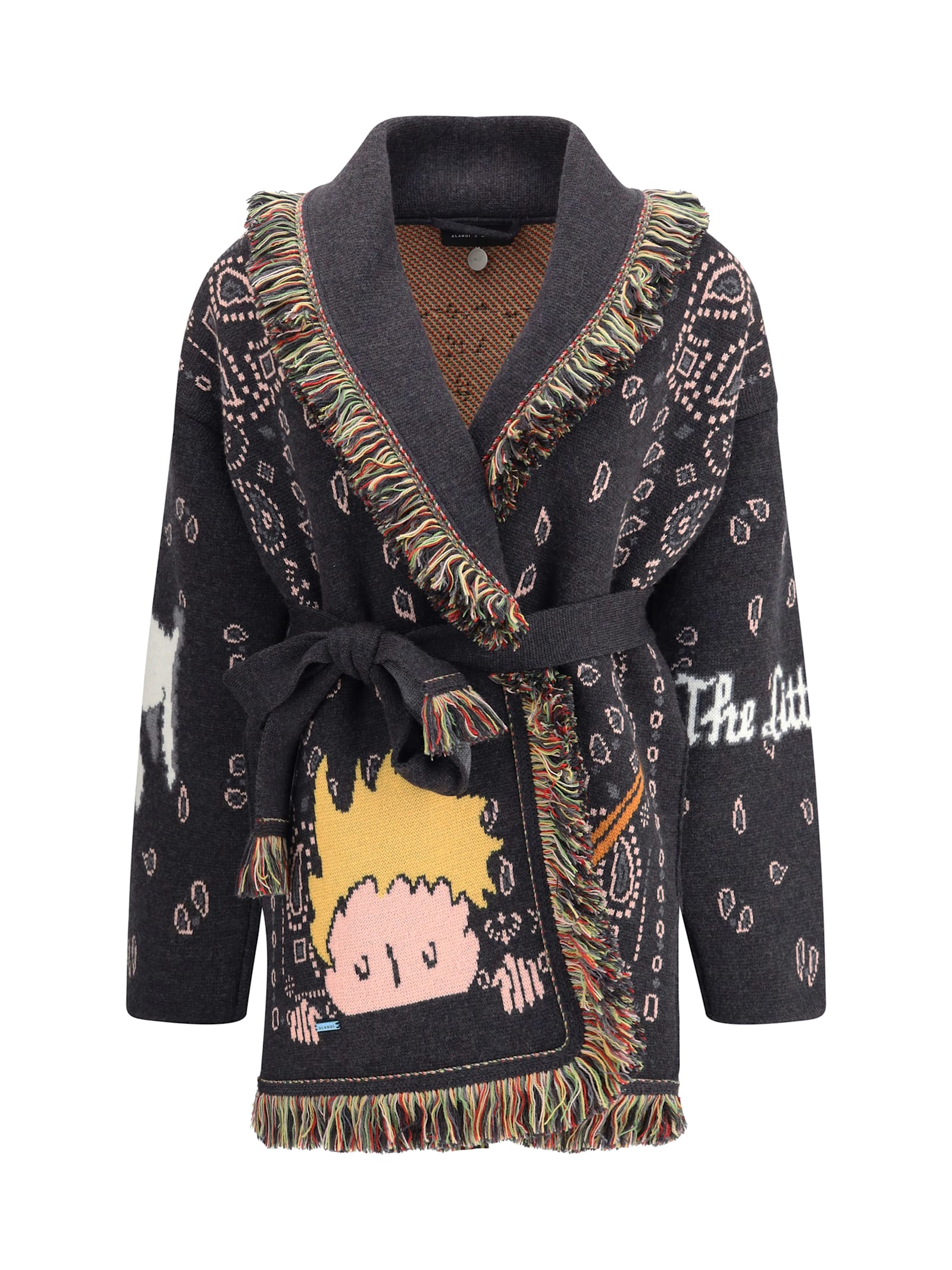 Alanui Collab The Little Prince Cardigan In Gray