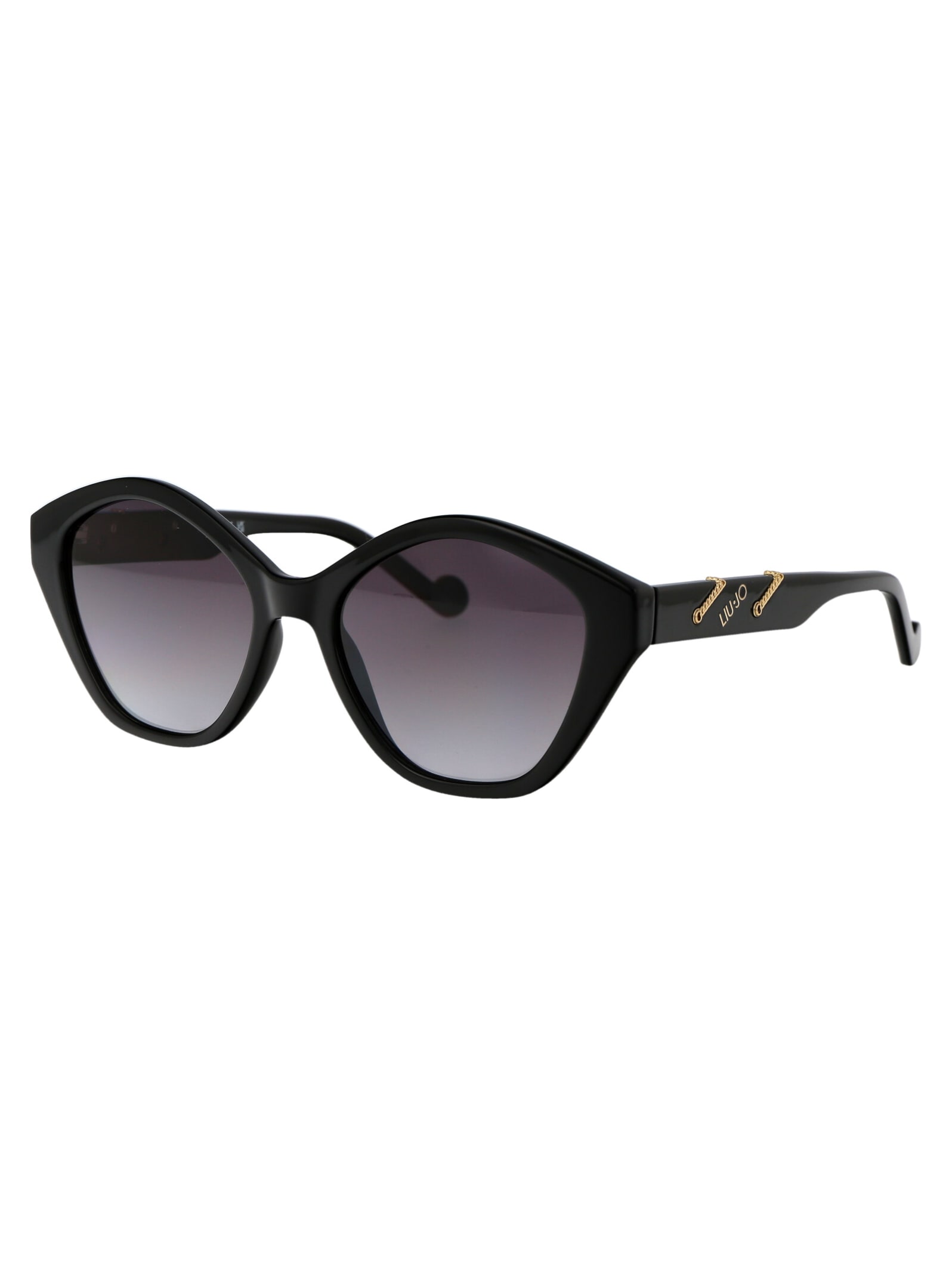 Shop Liu •jo Lj770s Sunglasses In 001 Black