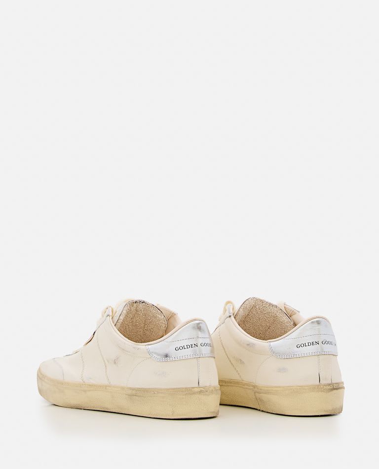 Shop Golden Goose Soul-star Sneakers In White/silver