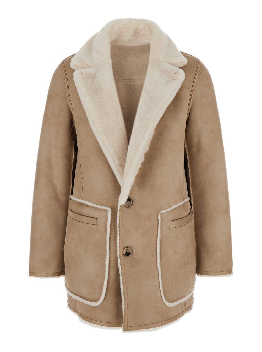 Urbancode Button-fastening Reversible Jacket In White