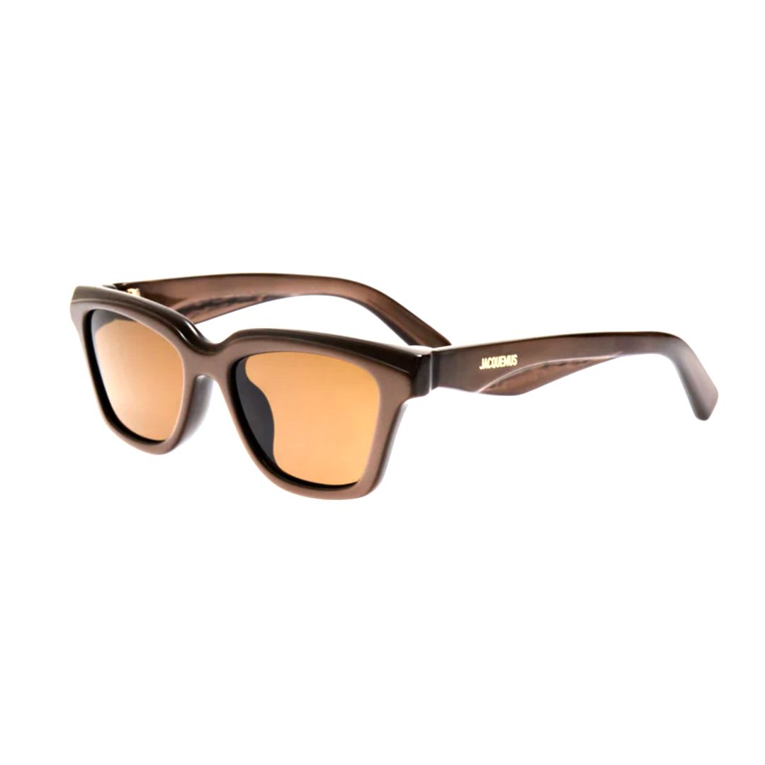 Jacquemus Carremetallic Brown Gold Bro