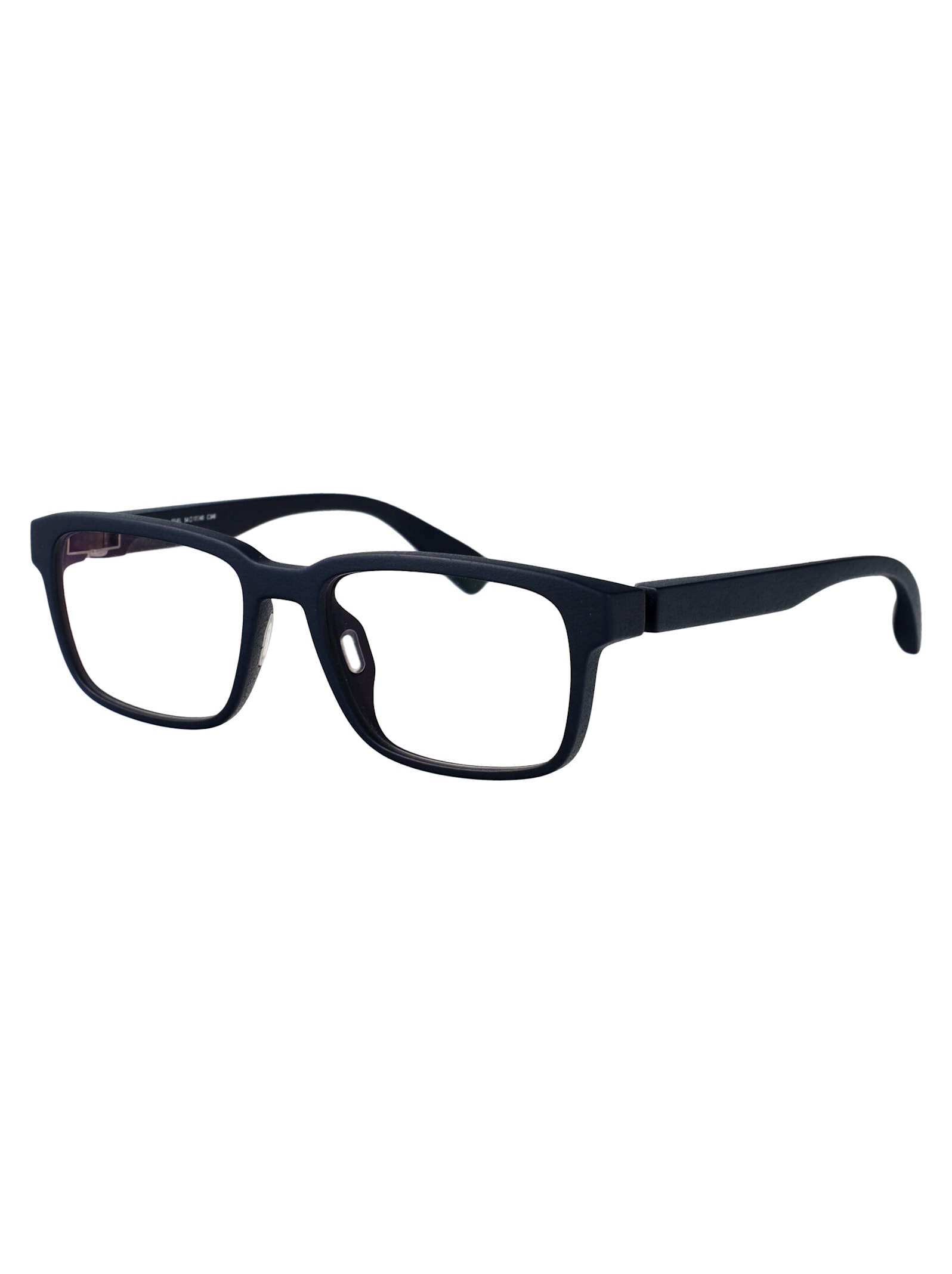 Mykita Helicon Rectangle Frame Glasses In Indigo