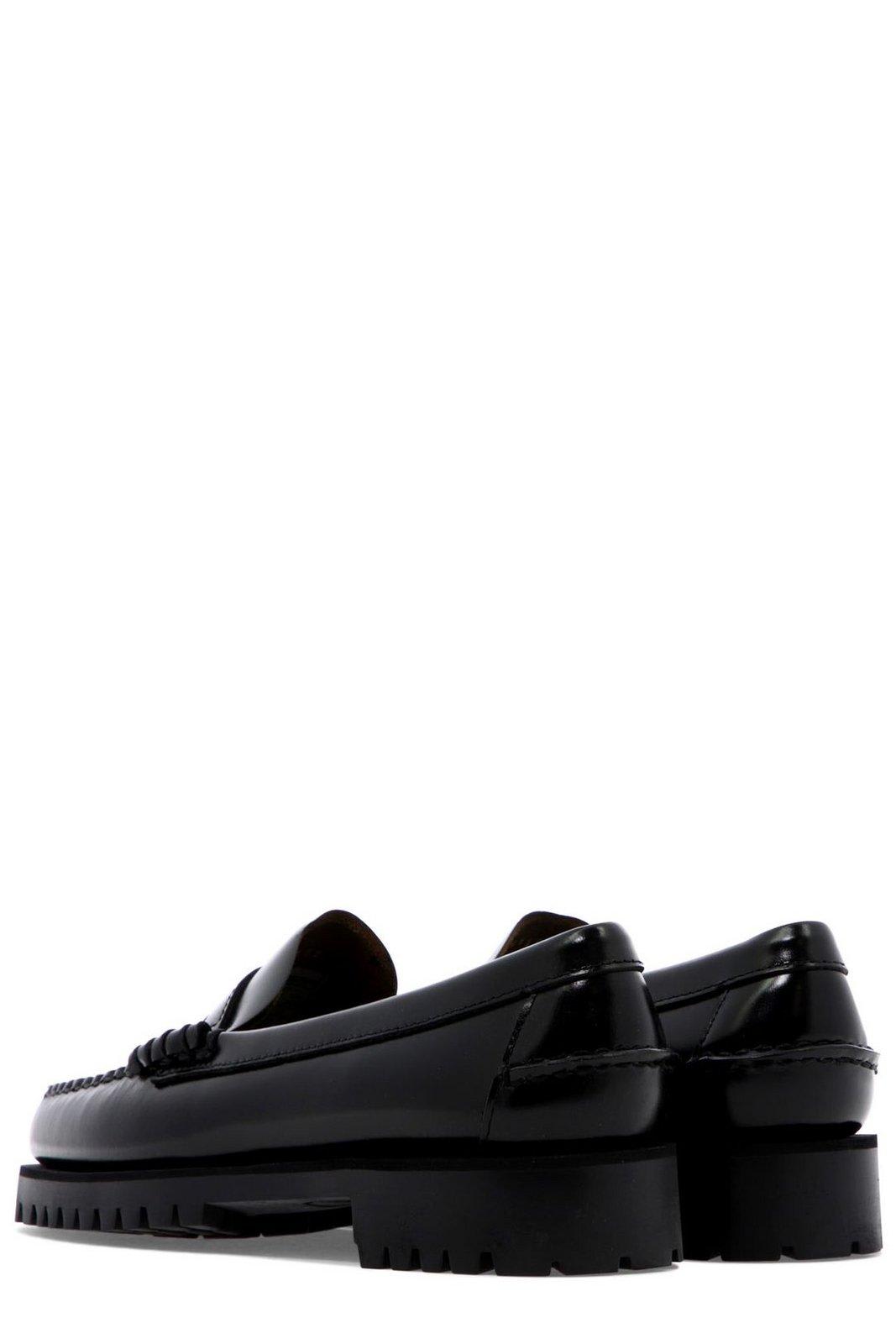 Shop Sebago Dan Lug Loafers In Black