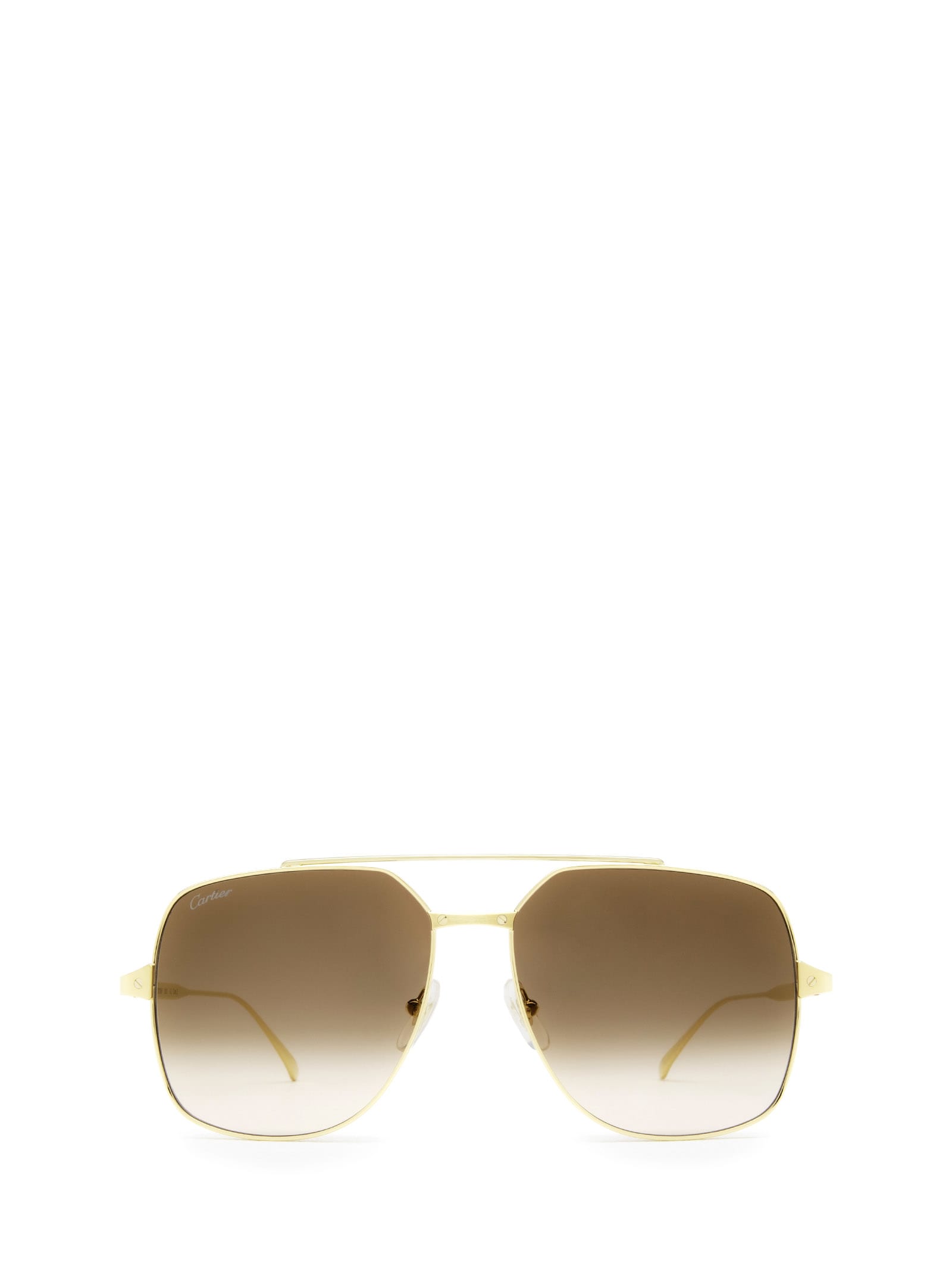 Cartier Eyewear Ct0329s Gold Sunglasses