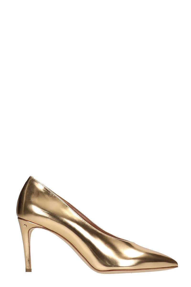 LAURENCE DACADE PUMPS IN GOLD LEATHER,11309648