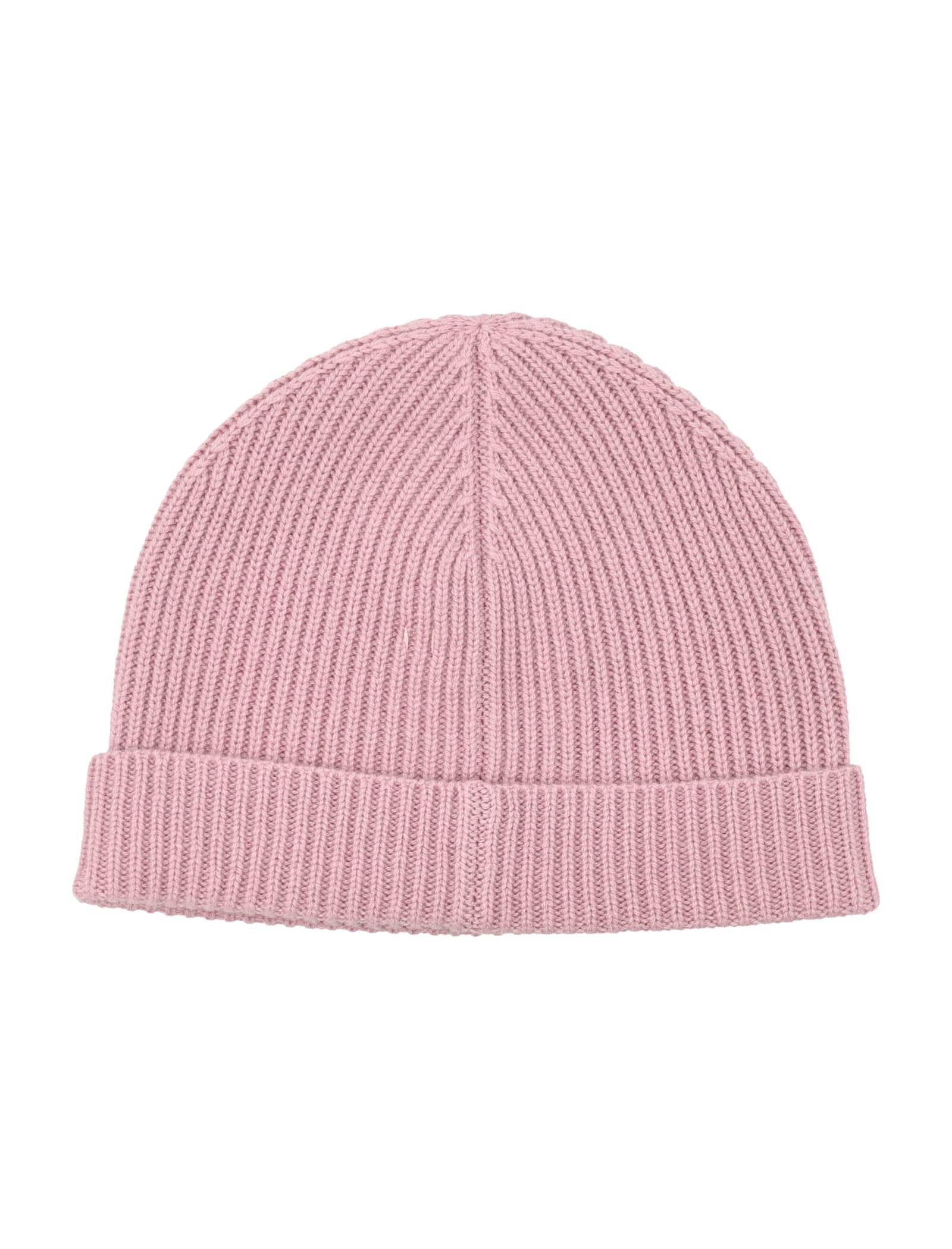 Extreme Cashmere Ribbed Beanie Hat In Pink