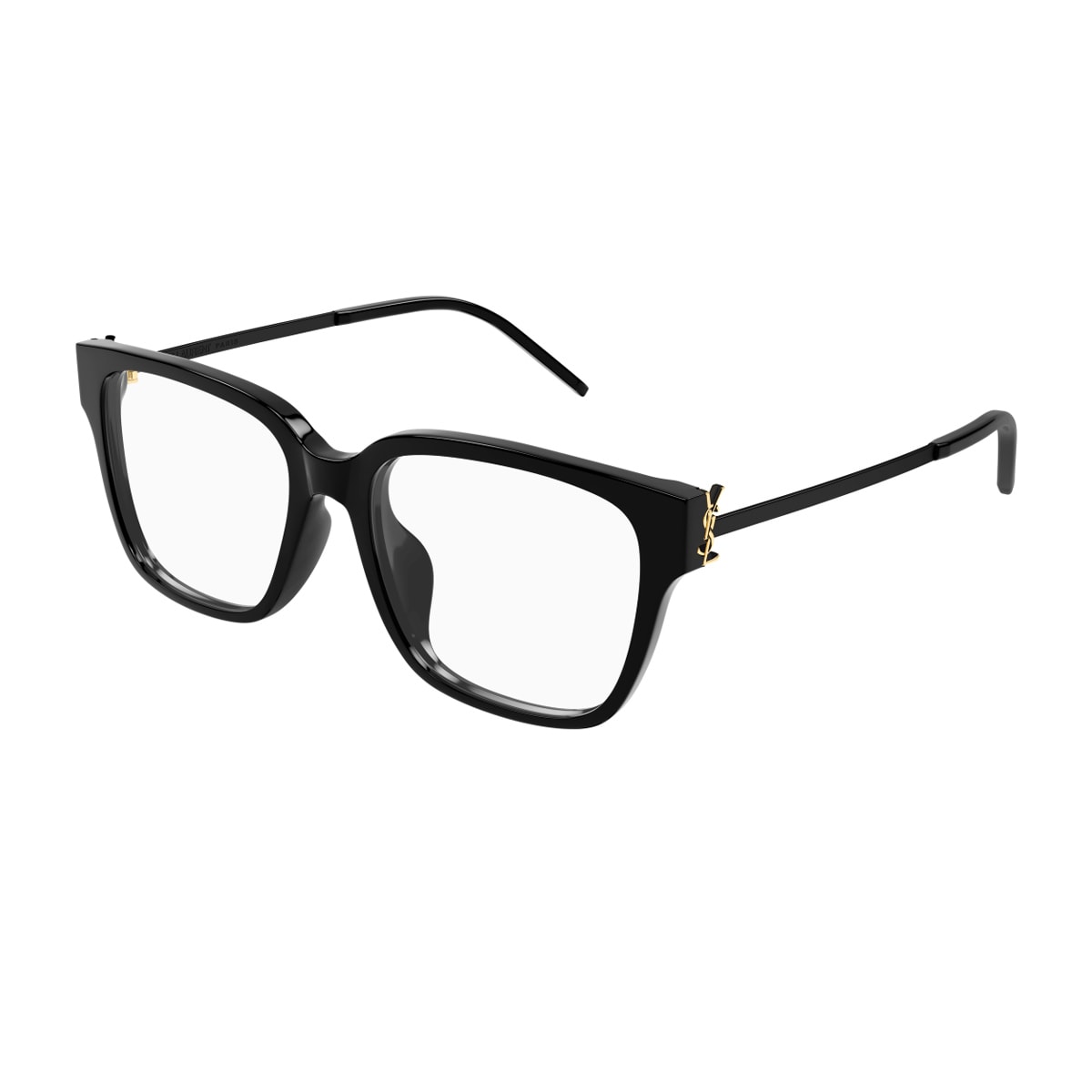 Saint Laurent Sl M48o_a/fn Linea Monogram Eyeglasses In Black