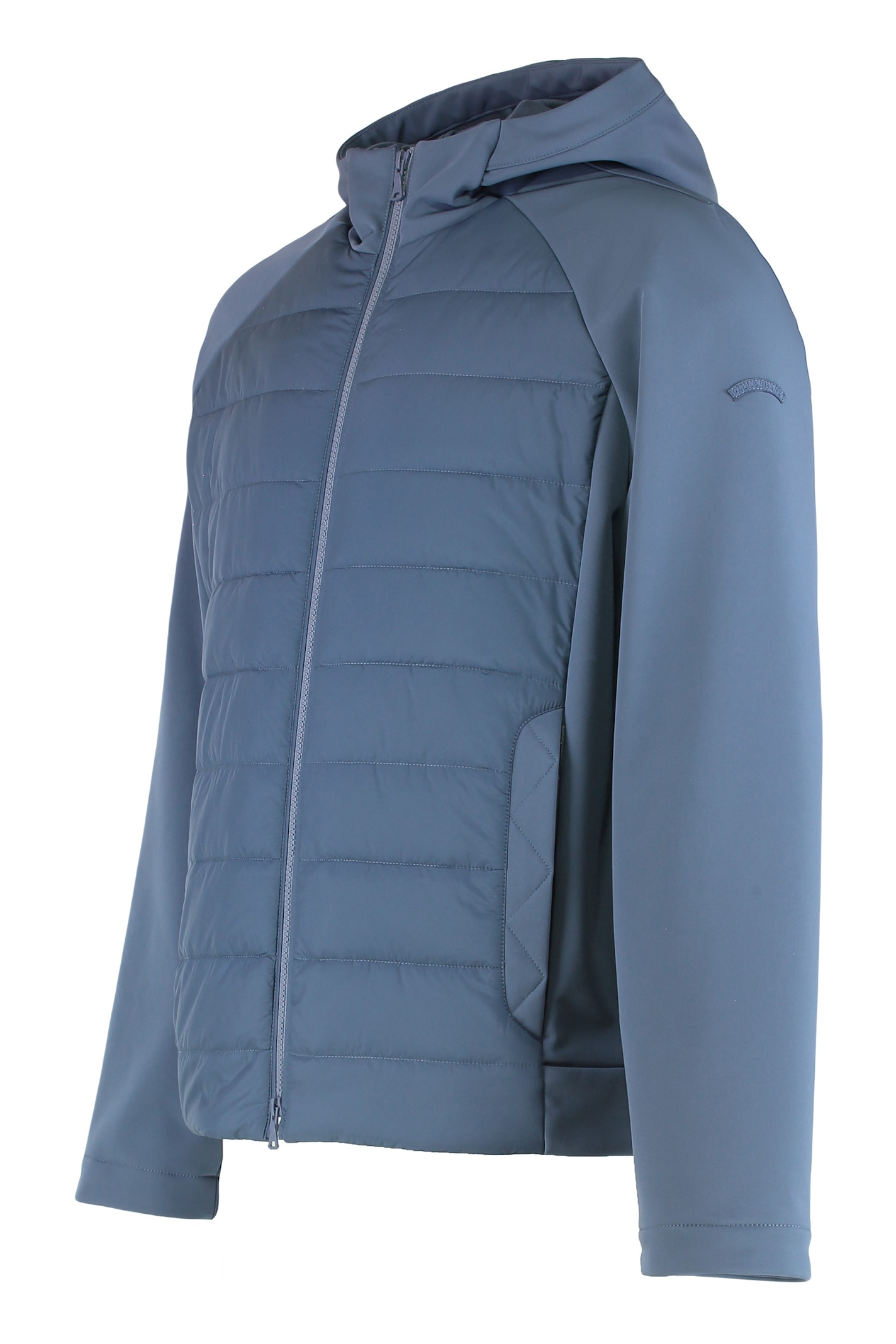 Paul&amp;shark Technical Fabric Jacket With Zip And Hood In Blue