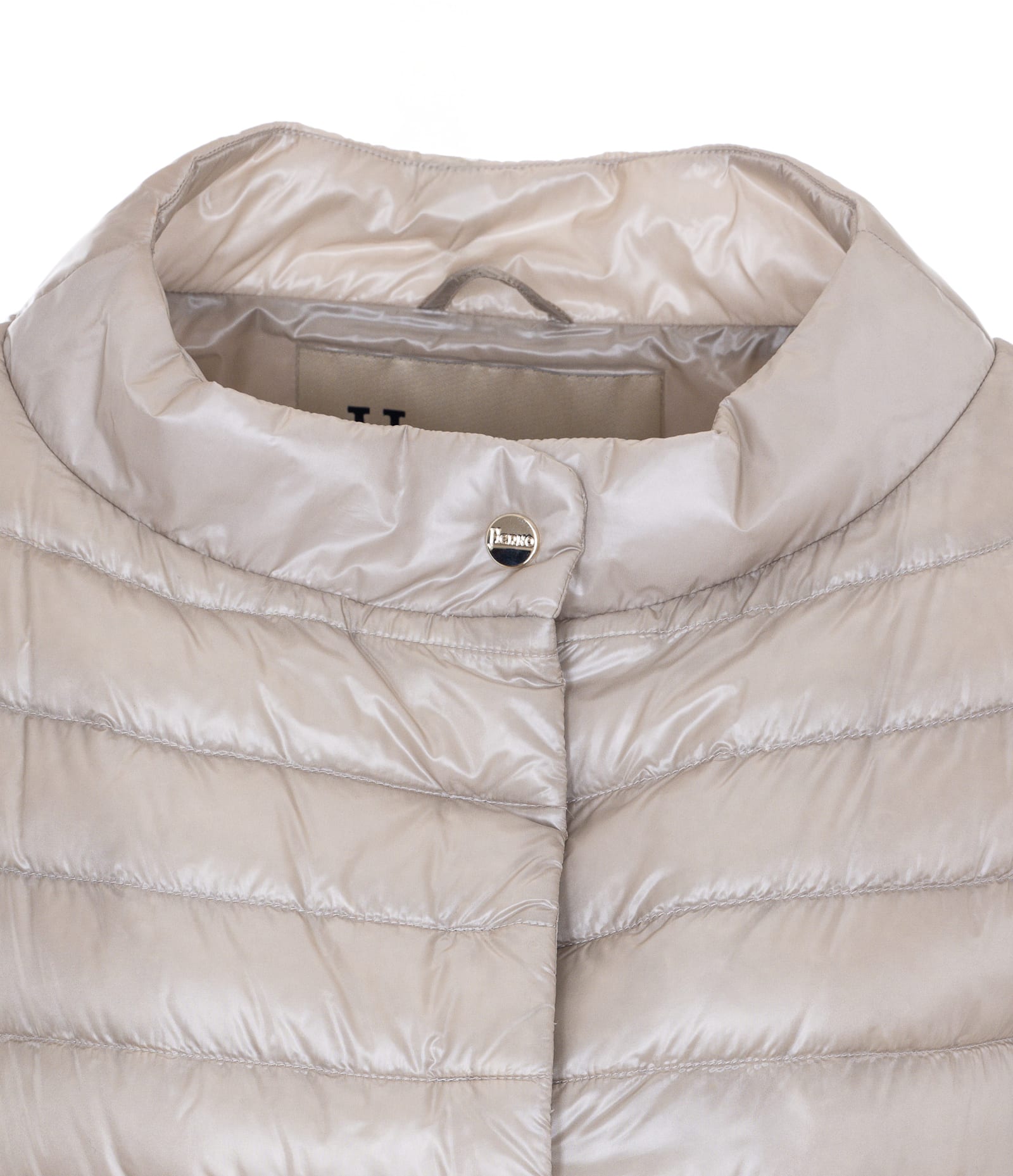 Herno Light Down Jacket In Sand
