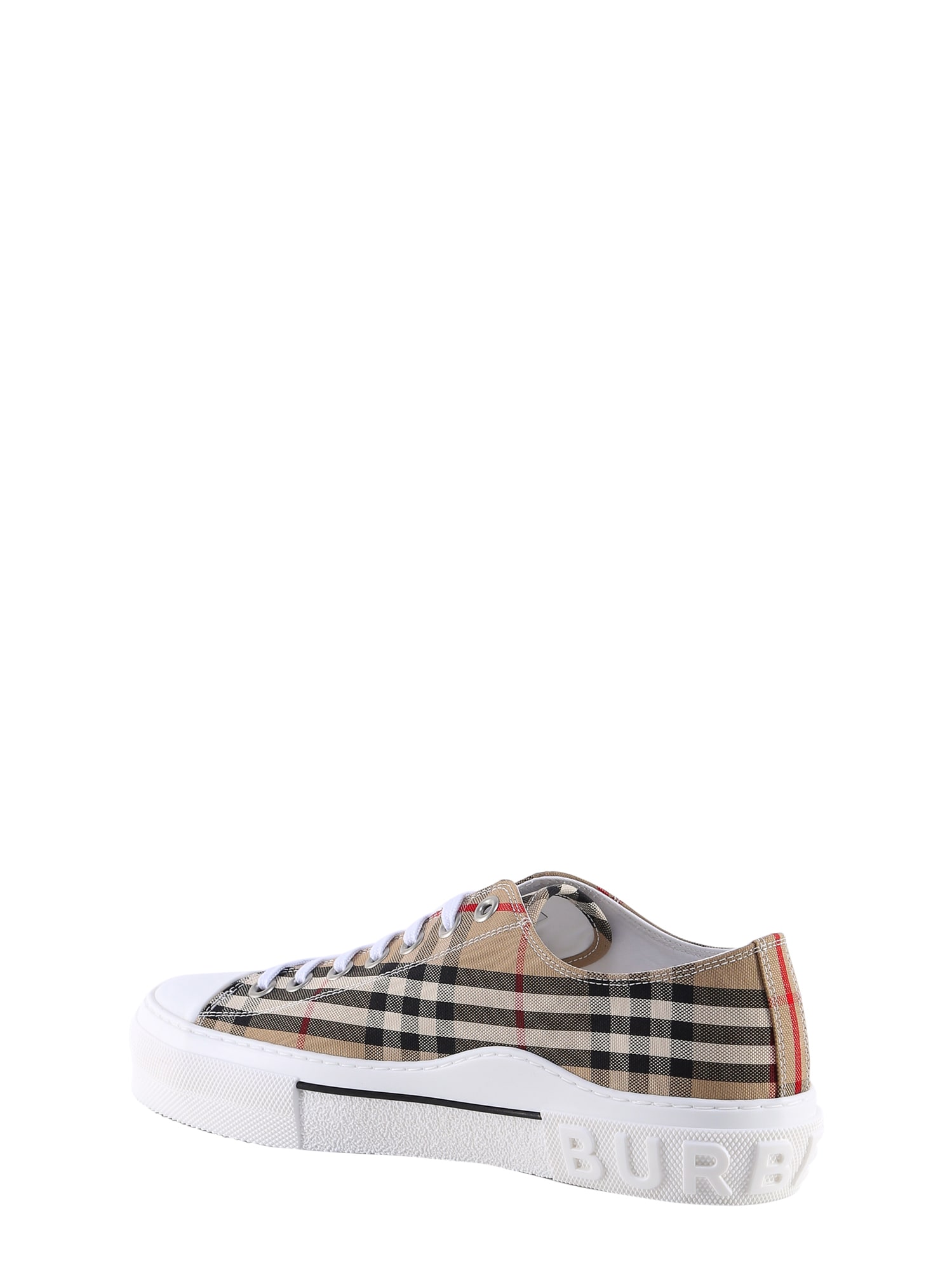 Shop Burberry Sneakers In Beige