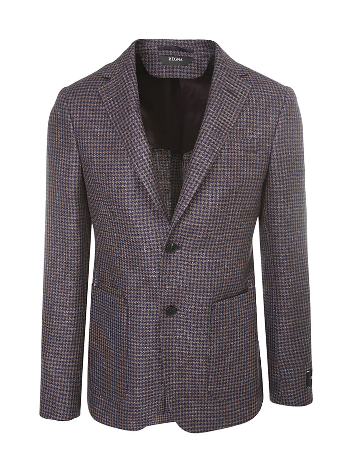 Z Zegna Textured Wool And Linen Jacket