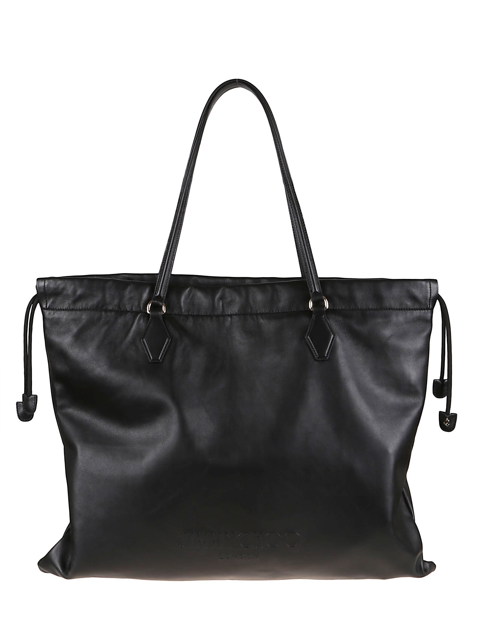 Jimmy Choo Drawstring Tote/l In Gold