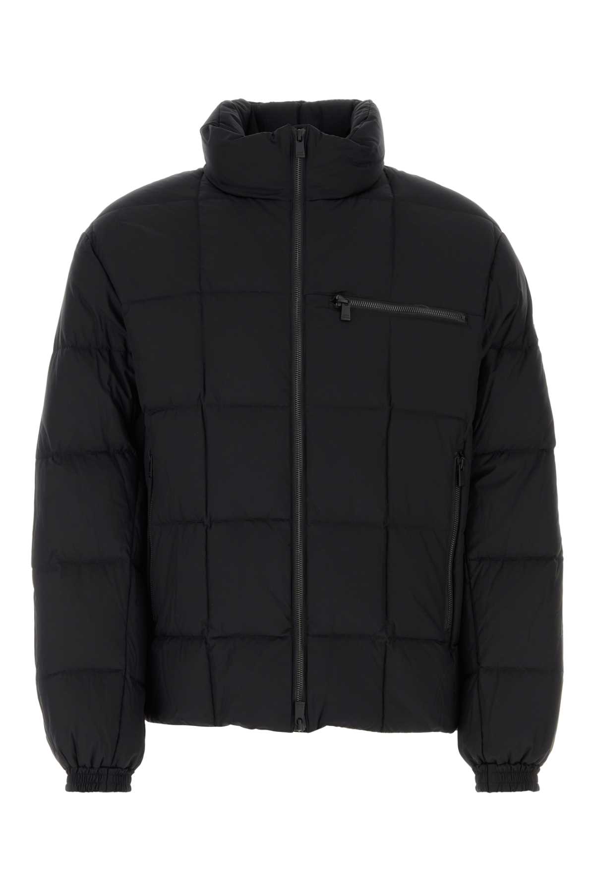 Black Nylon Down Jacket