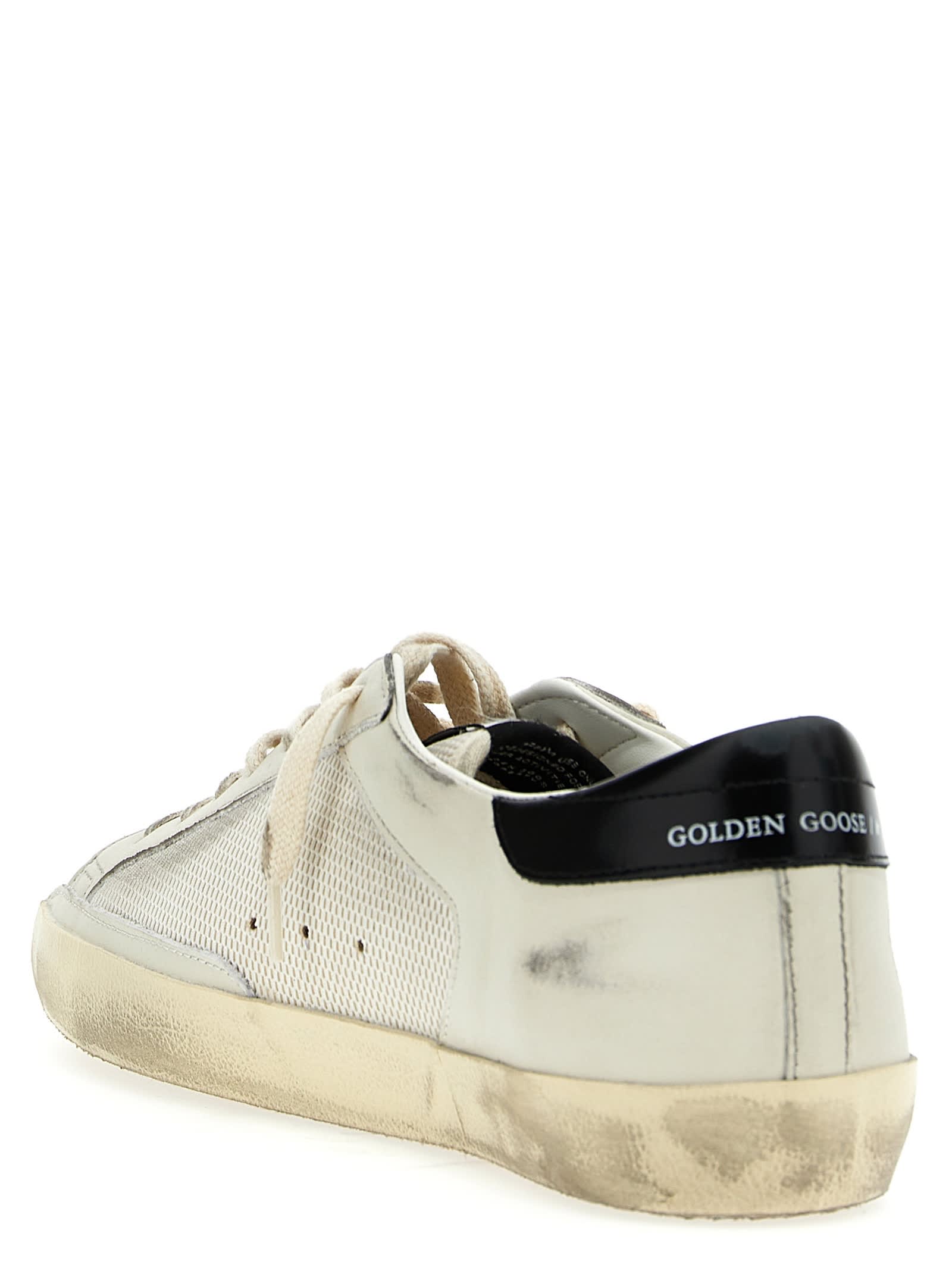 Shop Golden Goose Superstar Sneakers In White/pomegranate/black