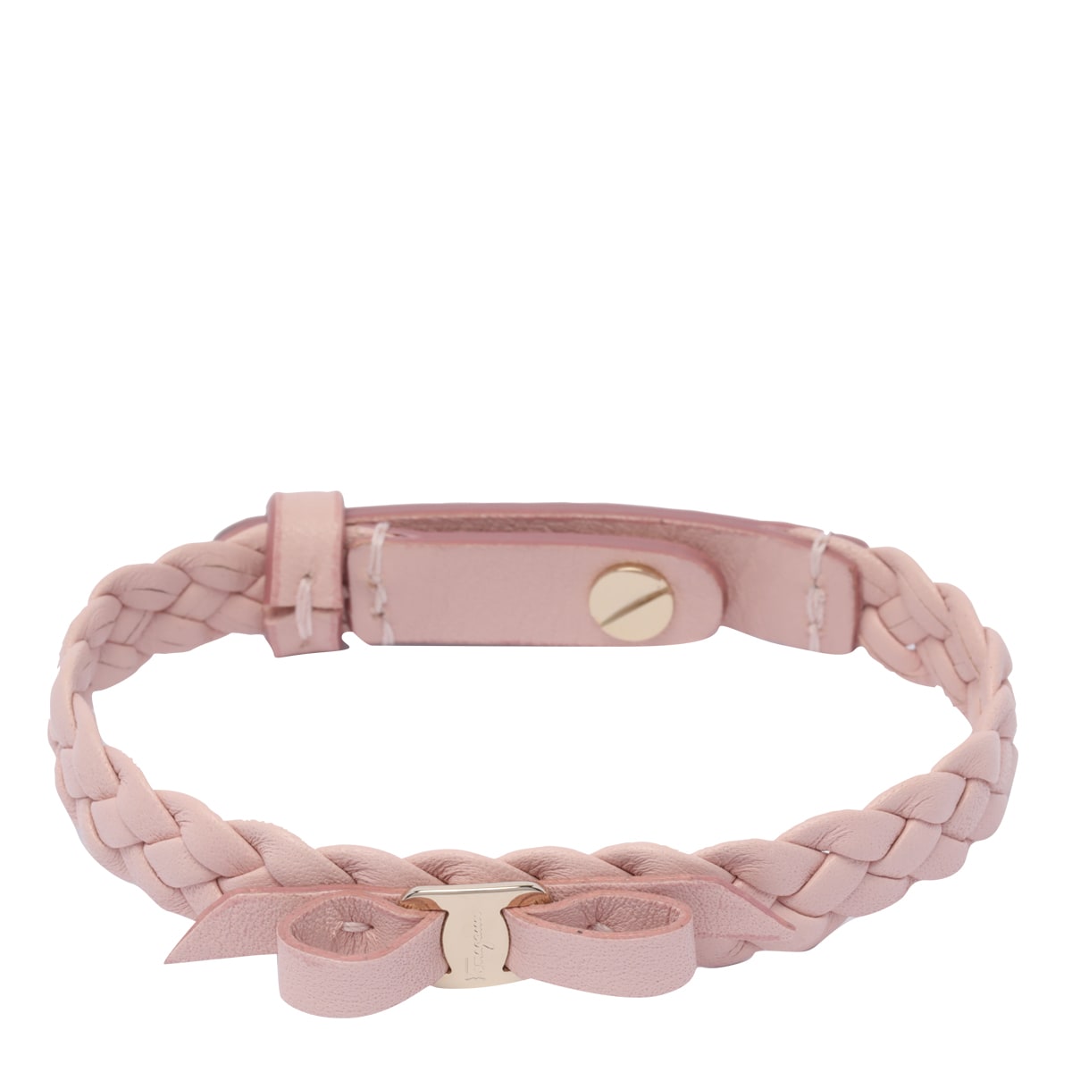 Shop Ferragamo Vara Bracelet In Pink