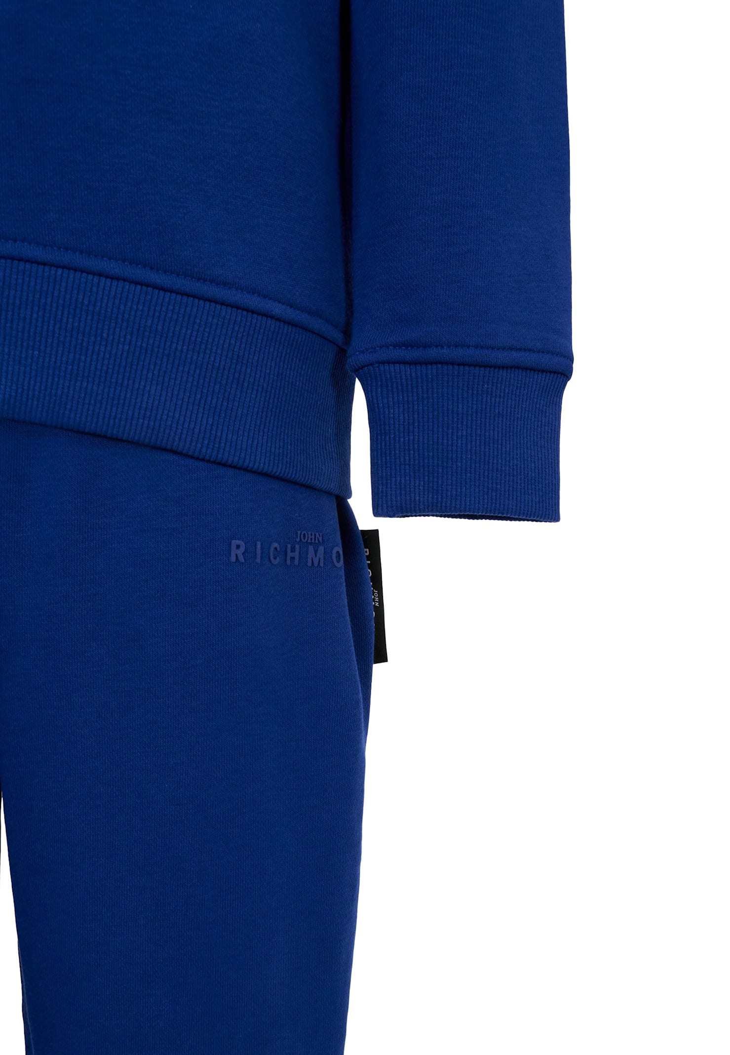 Richmond Blue Suit For Boy With Logo In Blue