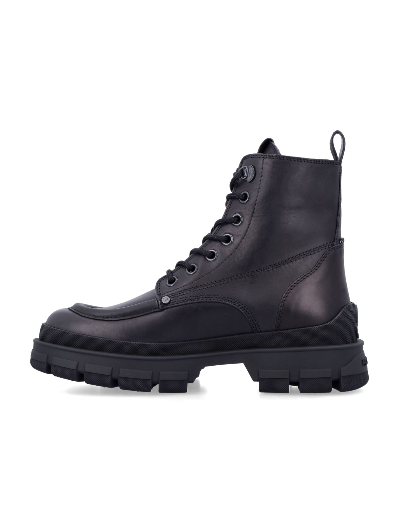 Shop Moncler Hevea City Boots In Black