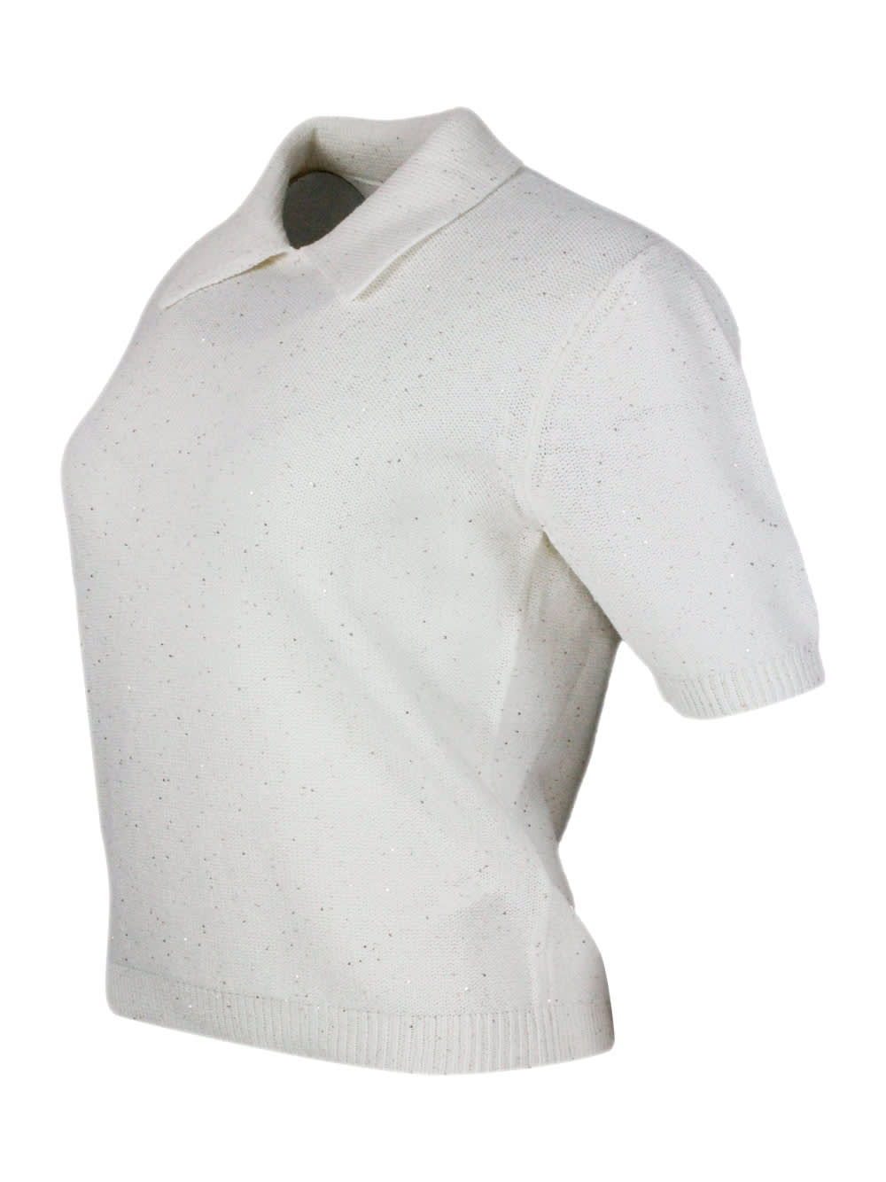 Fabiana Filippi Suéter Cuello Redondo - Crema In Cream