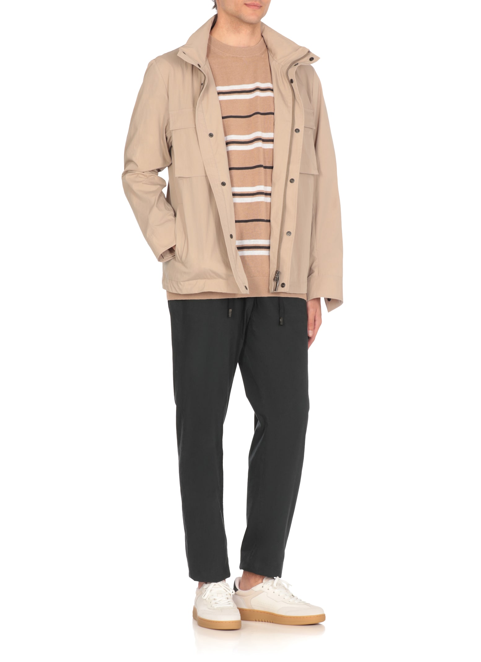 Peserico Beige Cotton Jacket