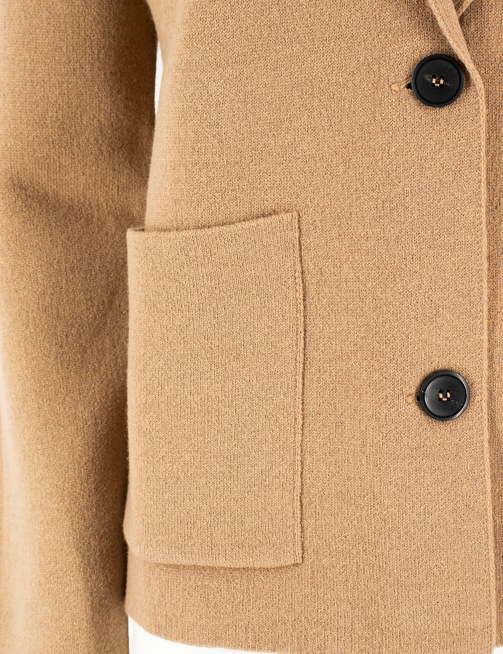 Shop Le Tricot Perugia Jacket In Camel