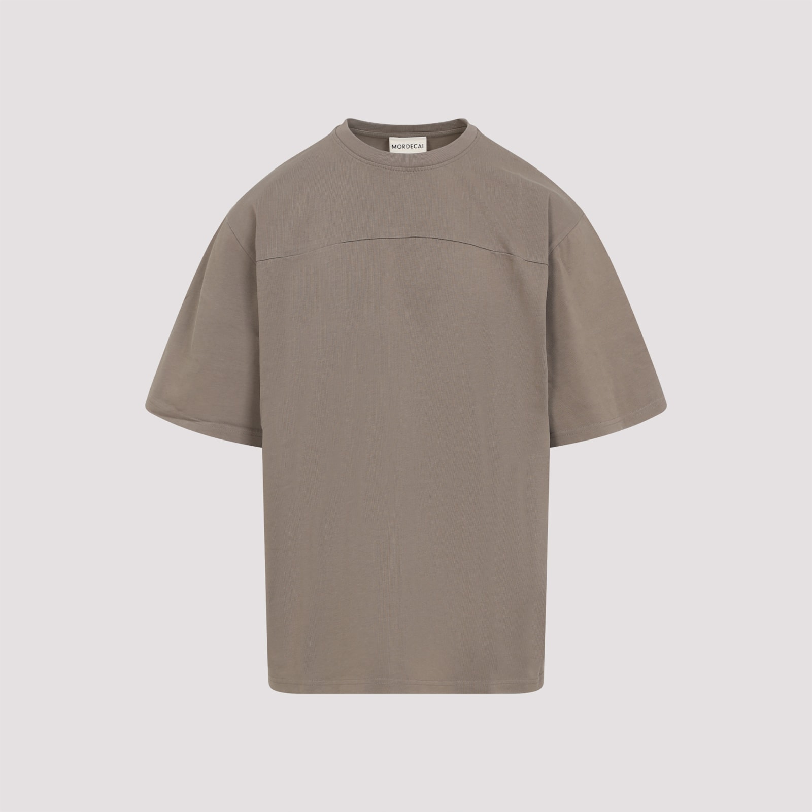 Mordecai Mud Brown Cotton Classic Fit T-shirt In Brown