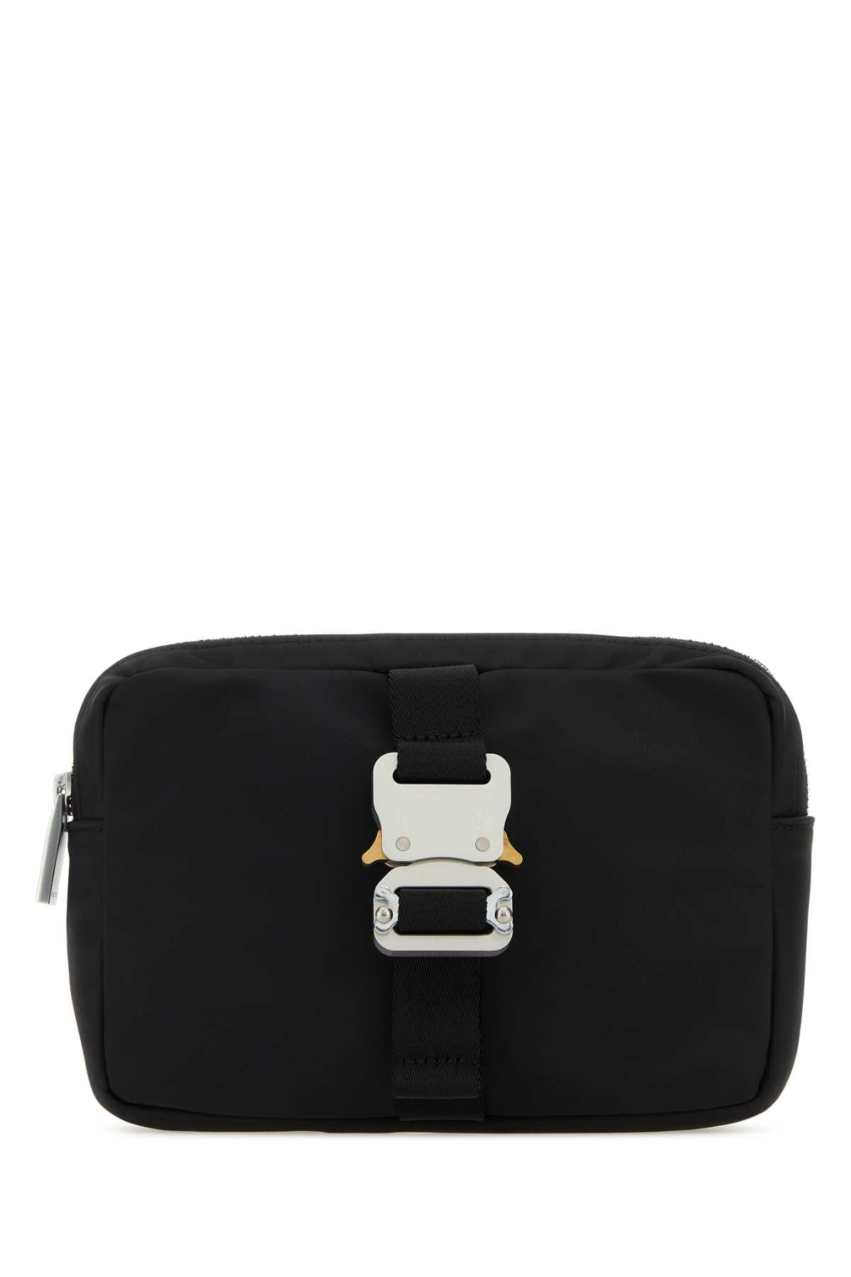 Black Fabric Belt Bag