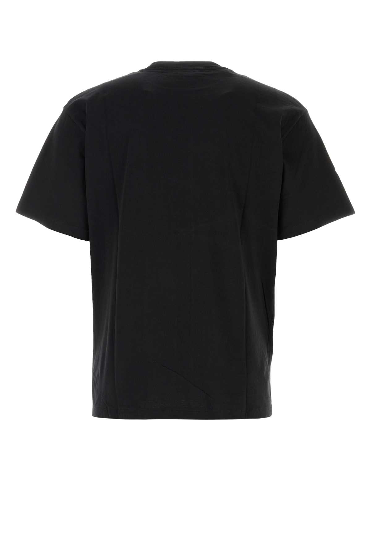 Shop Aries Black Cotton T-shirt