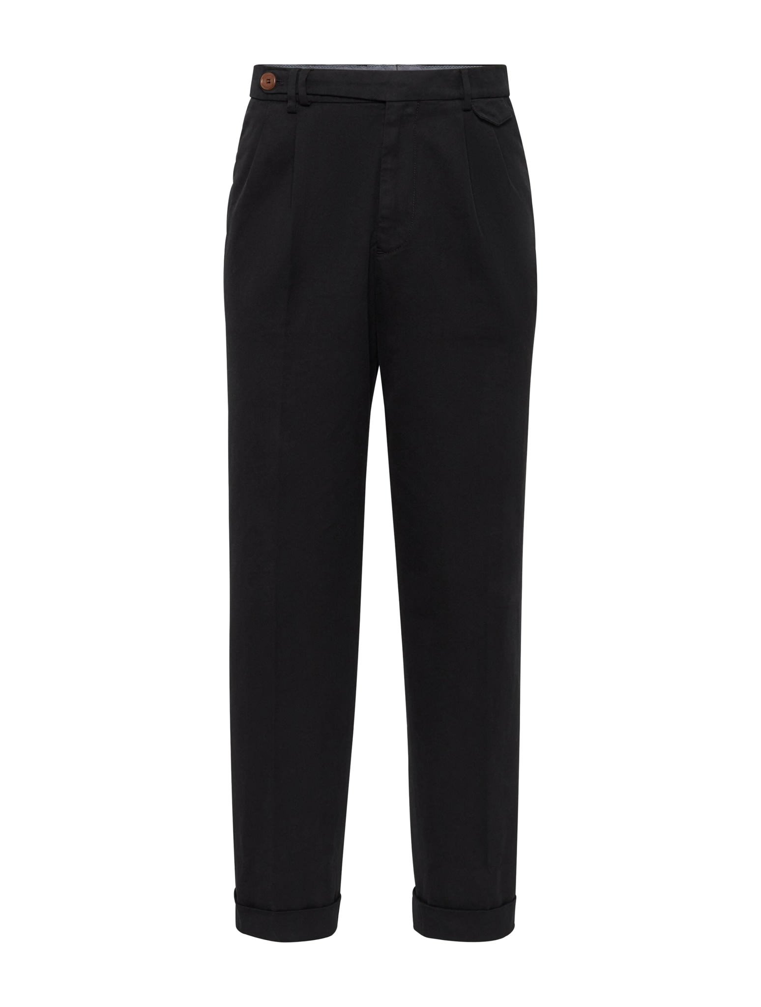 Shop Brunello Cucinelli Dyed Pants In Black
