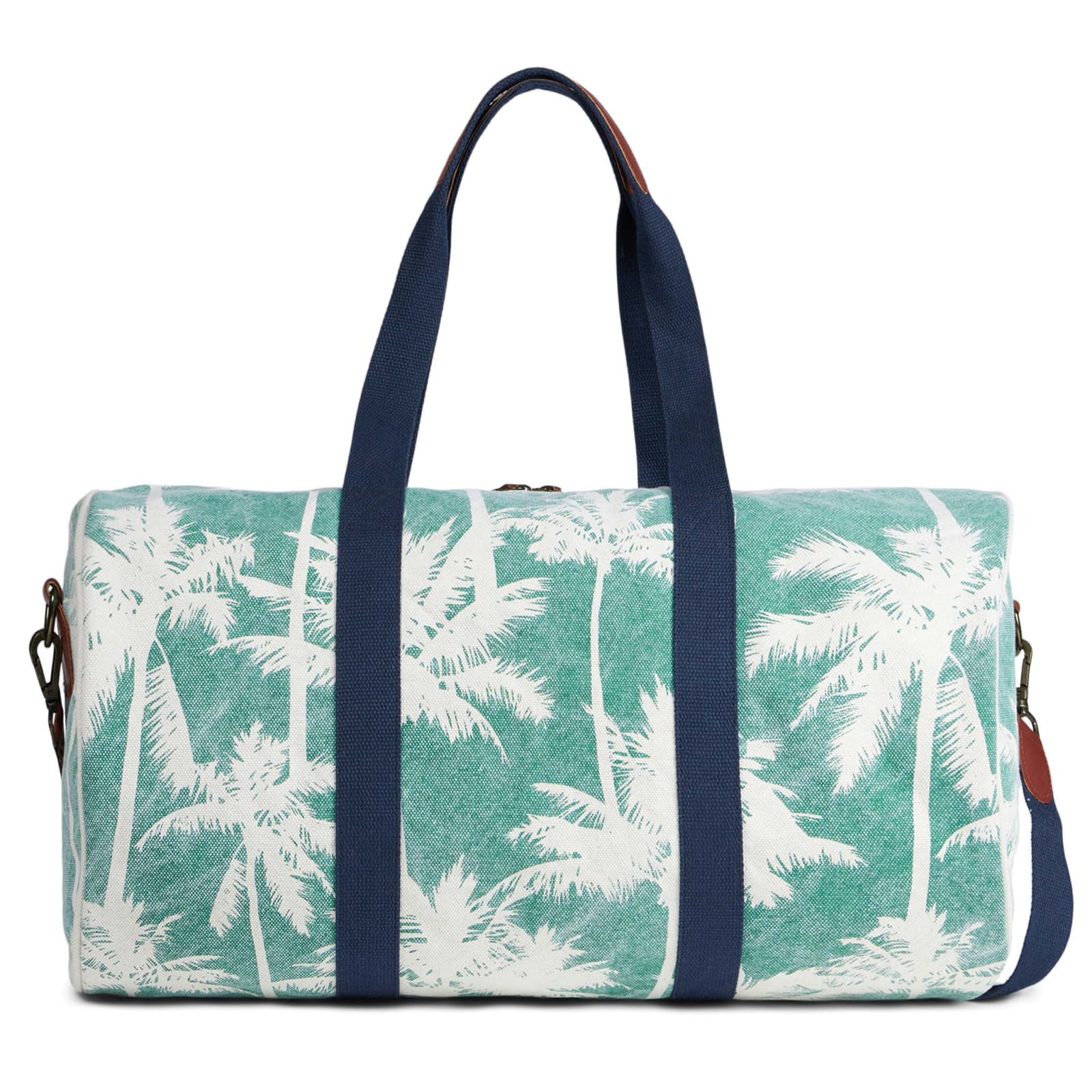 MC2 SAINT BARTH TRAVEL DUFFEL BAG WITH PALMS PRINT