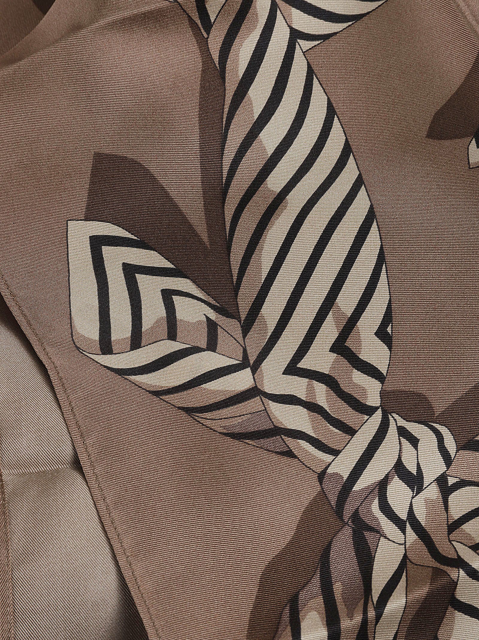 Knotted monogram wool silk blanket scarf brown – Totême