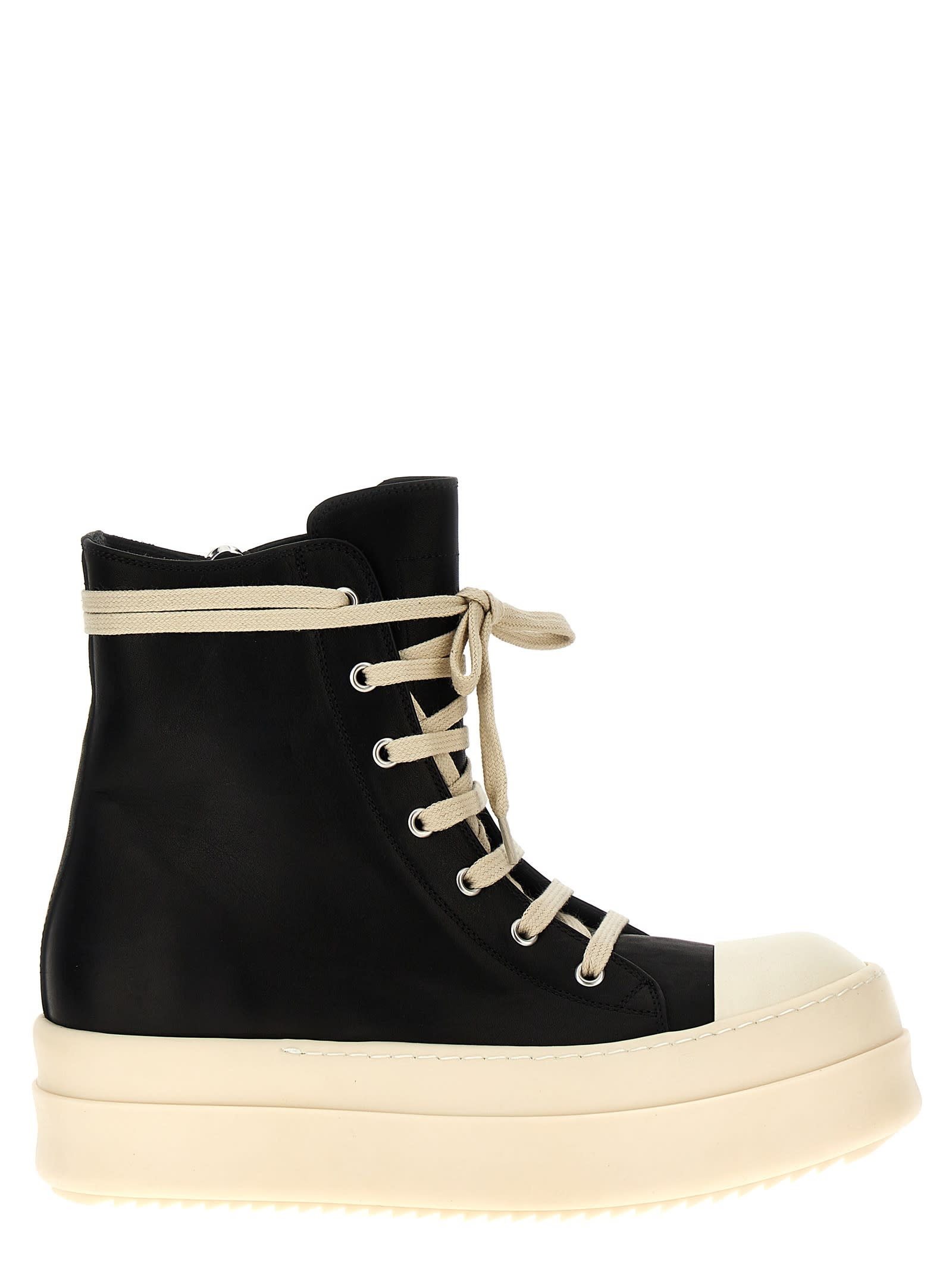 Shop Rick Owens Mega Bumper Sneakers In Black