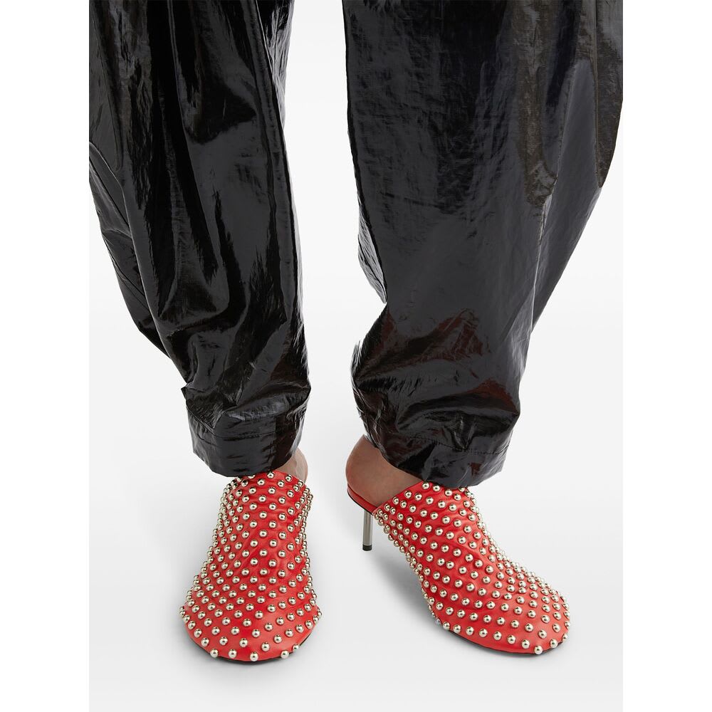 Jil Sander Studded Mules In Multi