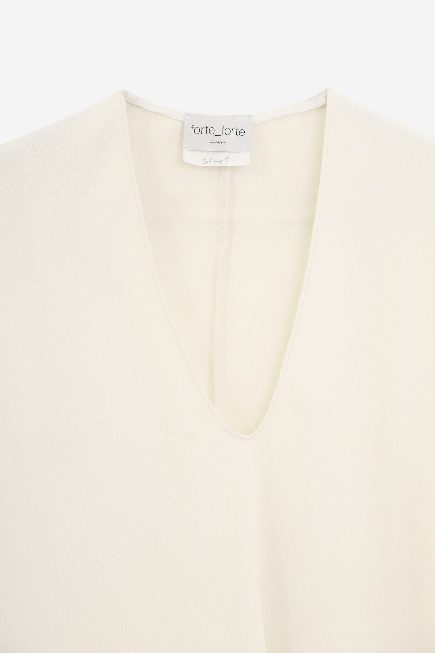 Shop Forte Forte Shirt In Cream