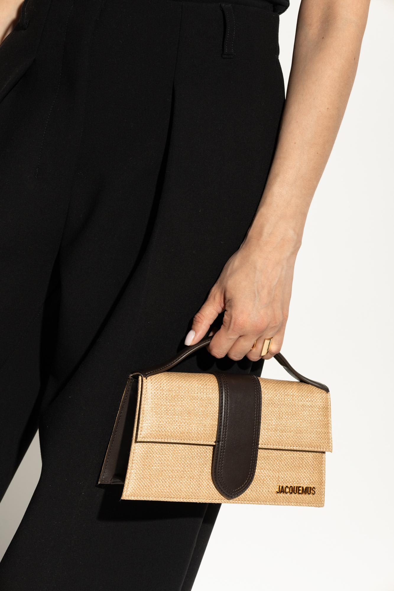 Jacquemus Le Grand Bambino Tote Bag In Sand