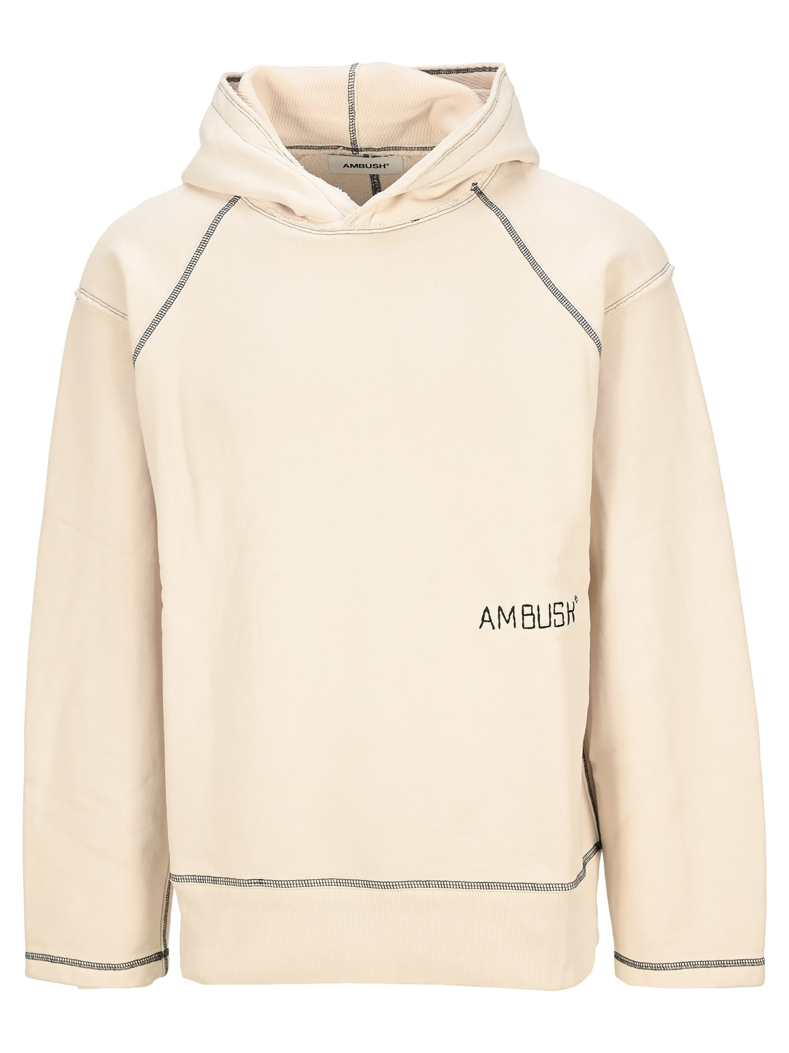 AMBUSH AMBUSH EMBROIDERED LOGO HOODIE,11788130