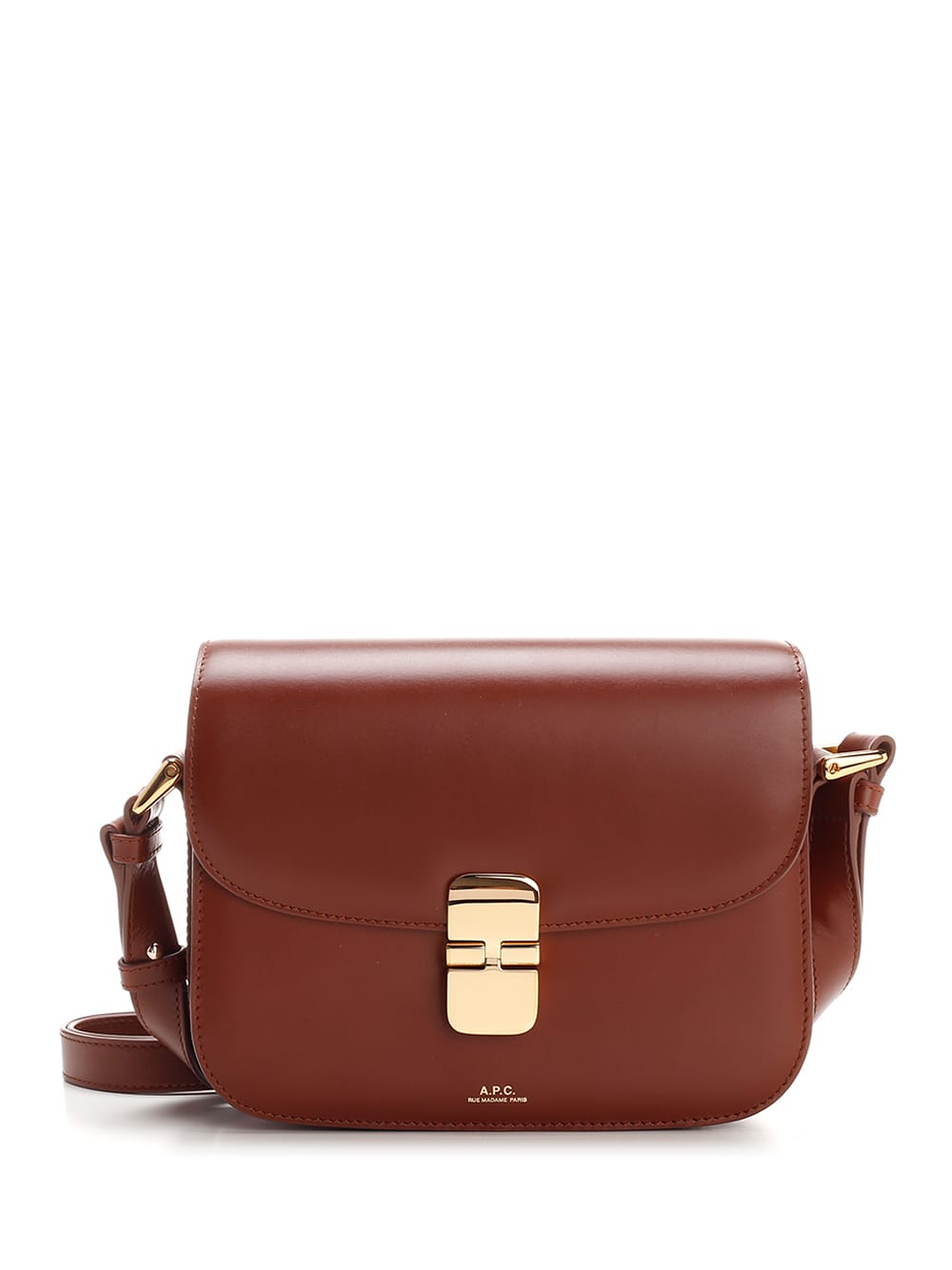 Apc Small Grace Shoulder Bag In Brown