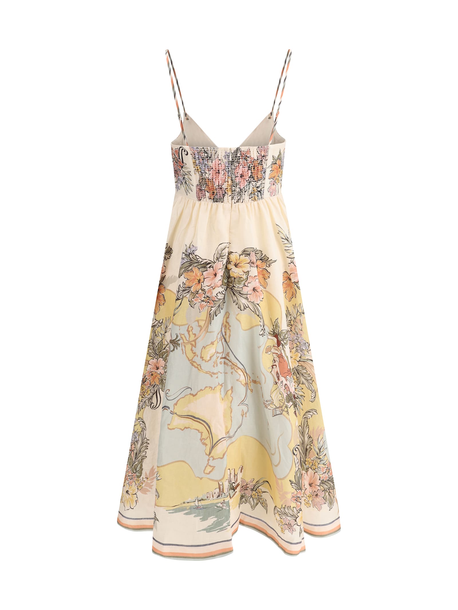 Shop Zimmermann Tallow Dress In Nautical Map