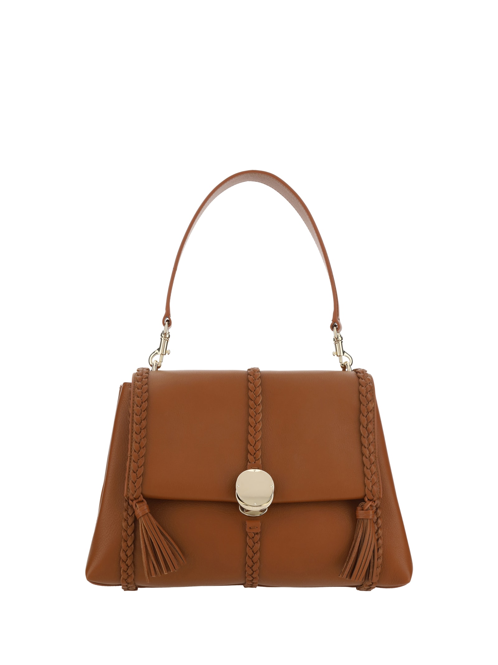 Shop Chloé Penelope Handbag In Brown