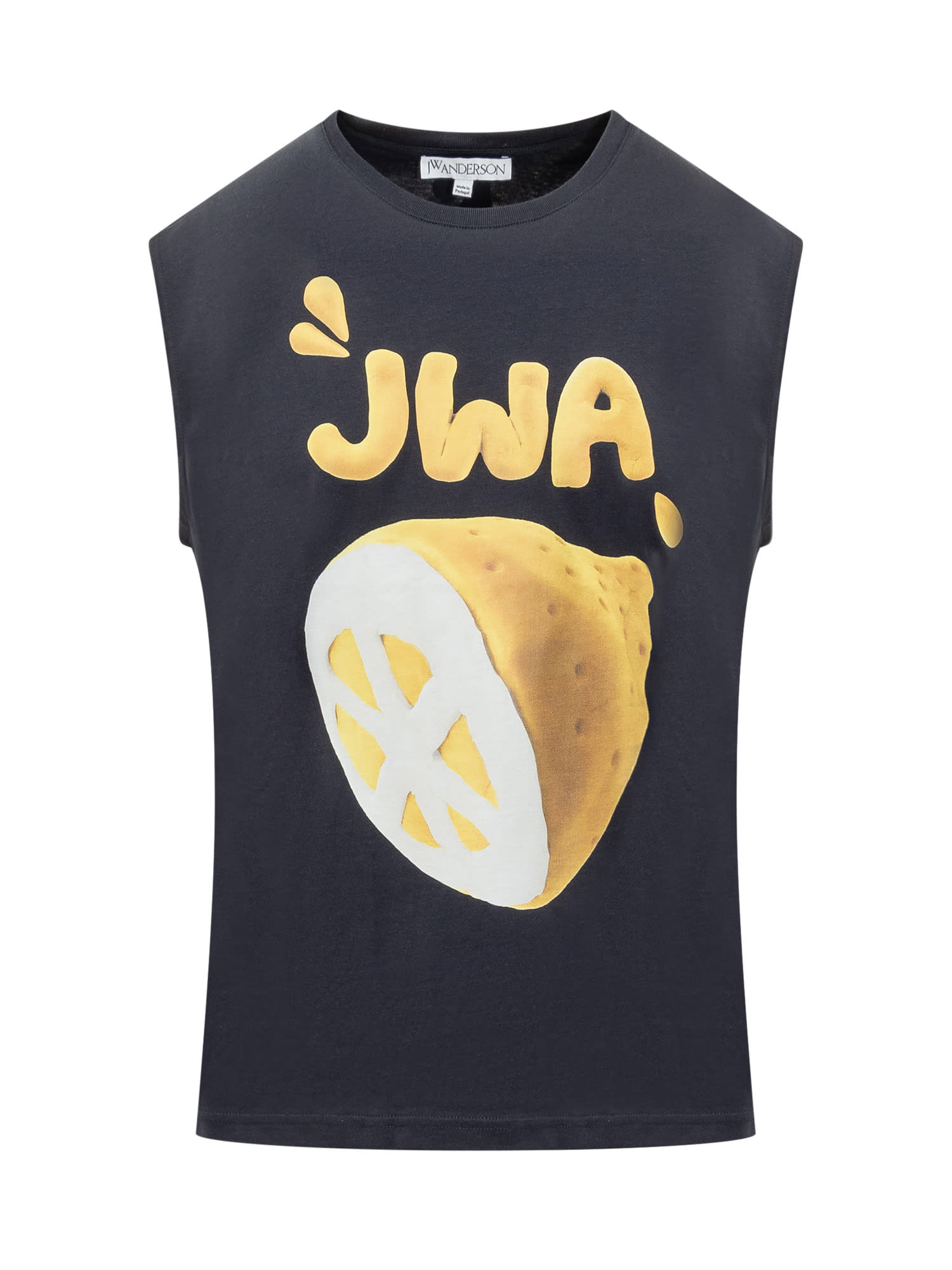 J.W. Anderson Tank Top With Jwa Lemon