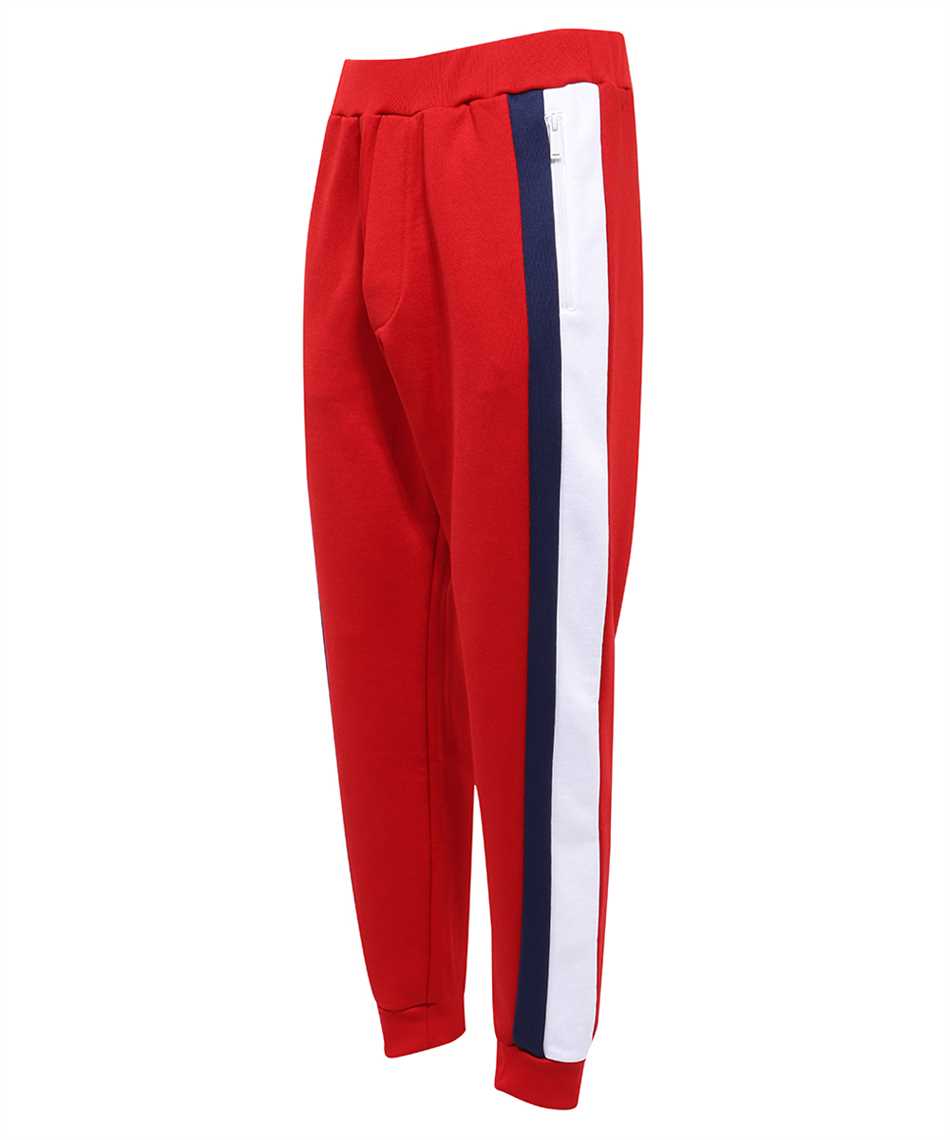 Shop Dsquared2 Track-pants With Decorative Stripes In Red