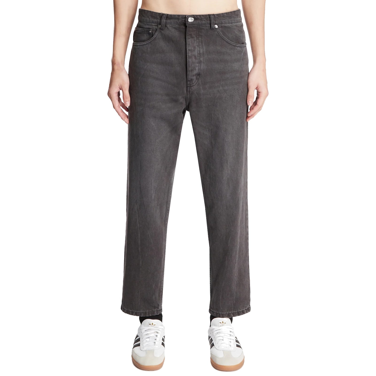AMI ALEXANDRE MATTIUSSI TAPERED FIT JEANS