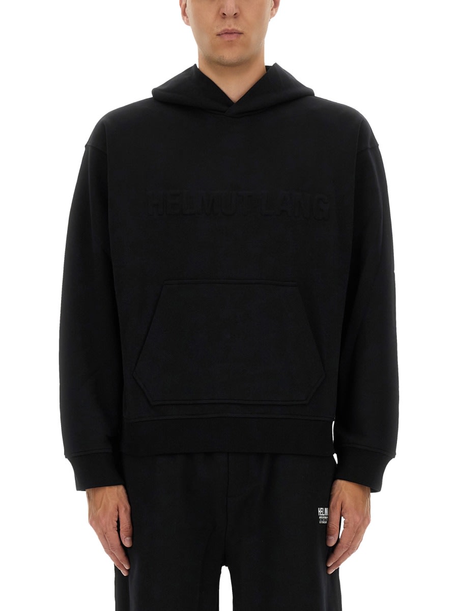 Sweatshirt With Embossed Logo